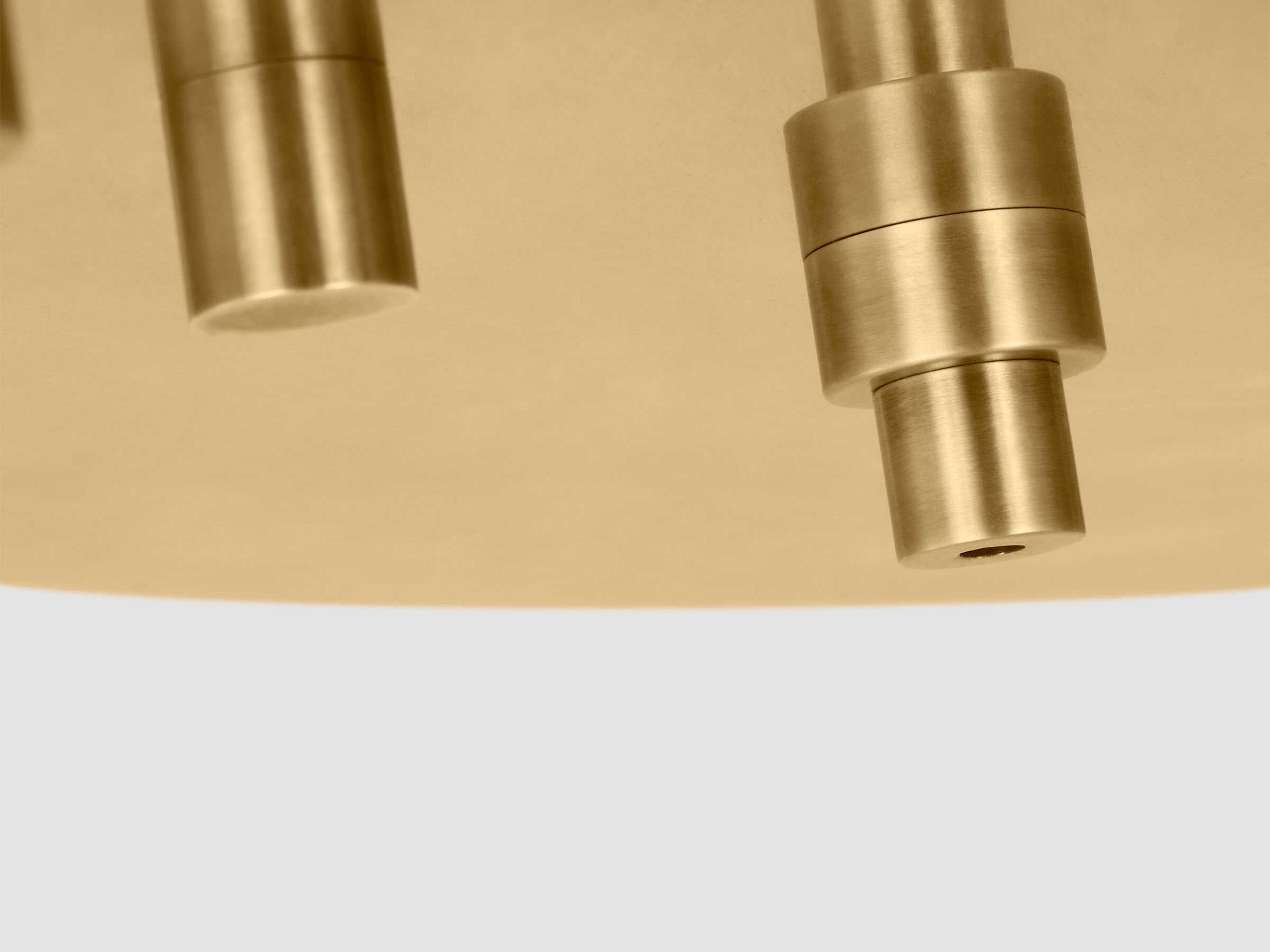 Visual Comfort Modern Multiport Hand Rubbed Antique Brass 12-Light Mount