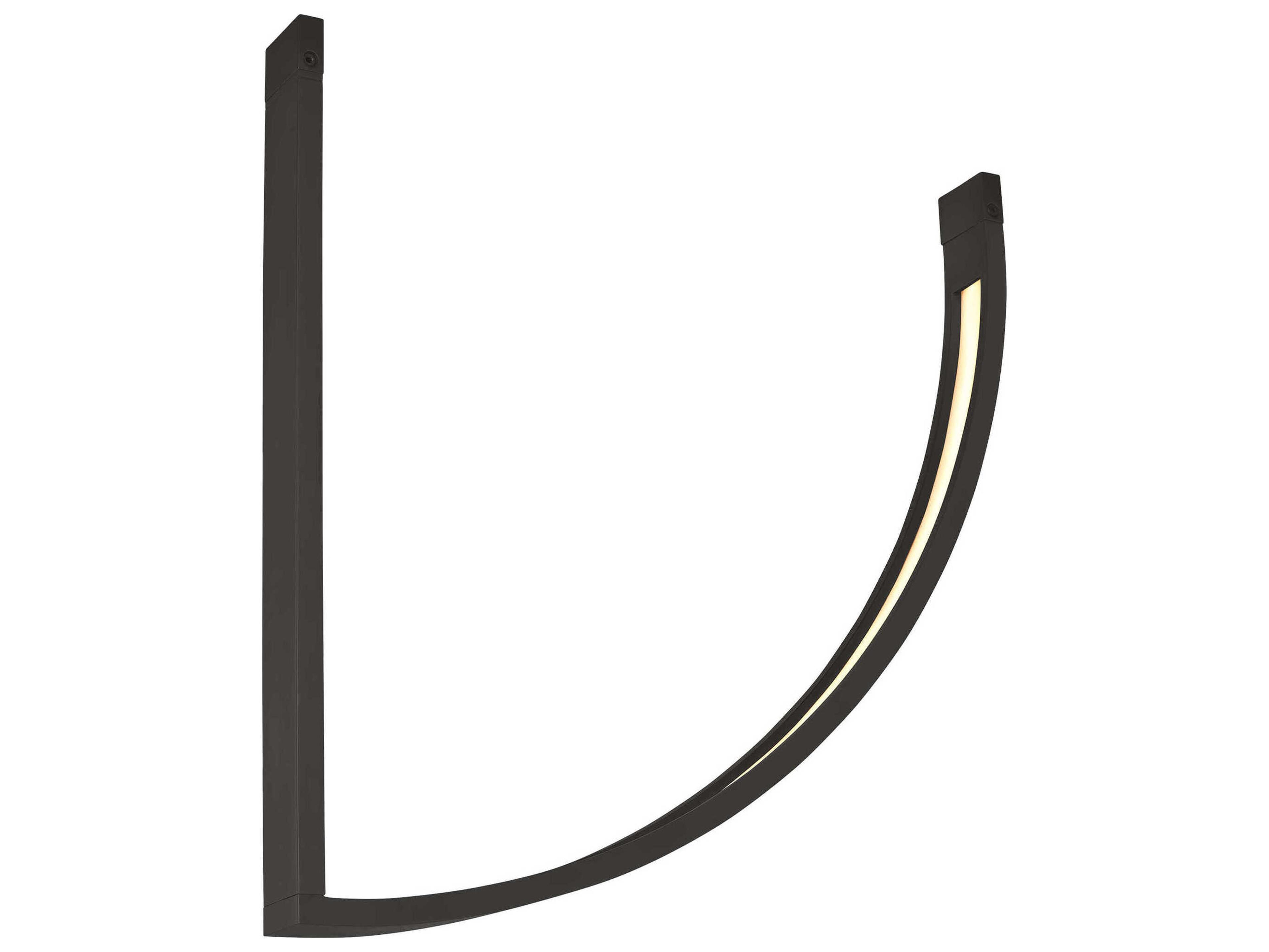 Baku 1-Light Nightshade Black Linear Chandelier