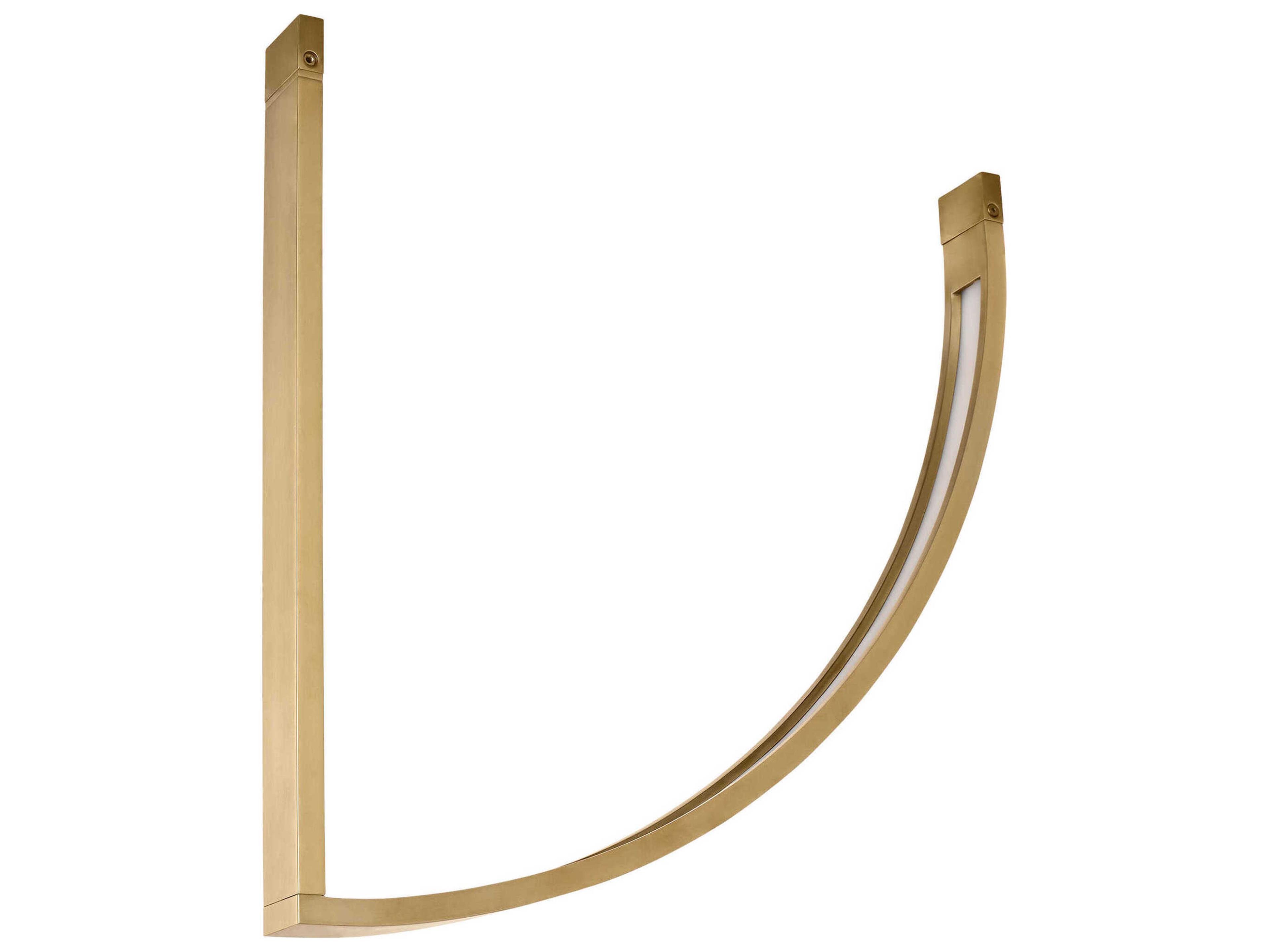 Visual Comfort Modern Baku 1-Light Hand Rubbed Antique Brass Linear Chandelier