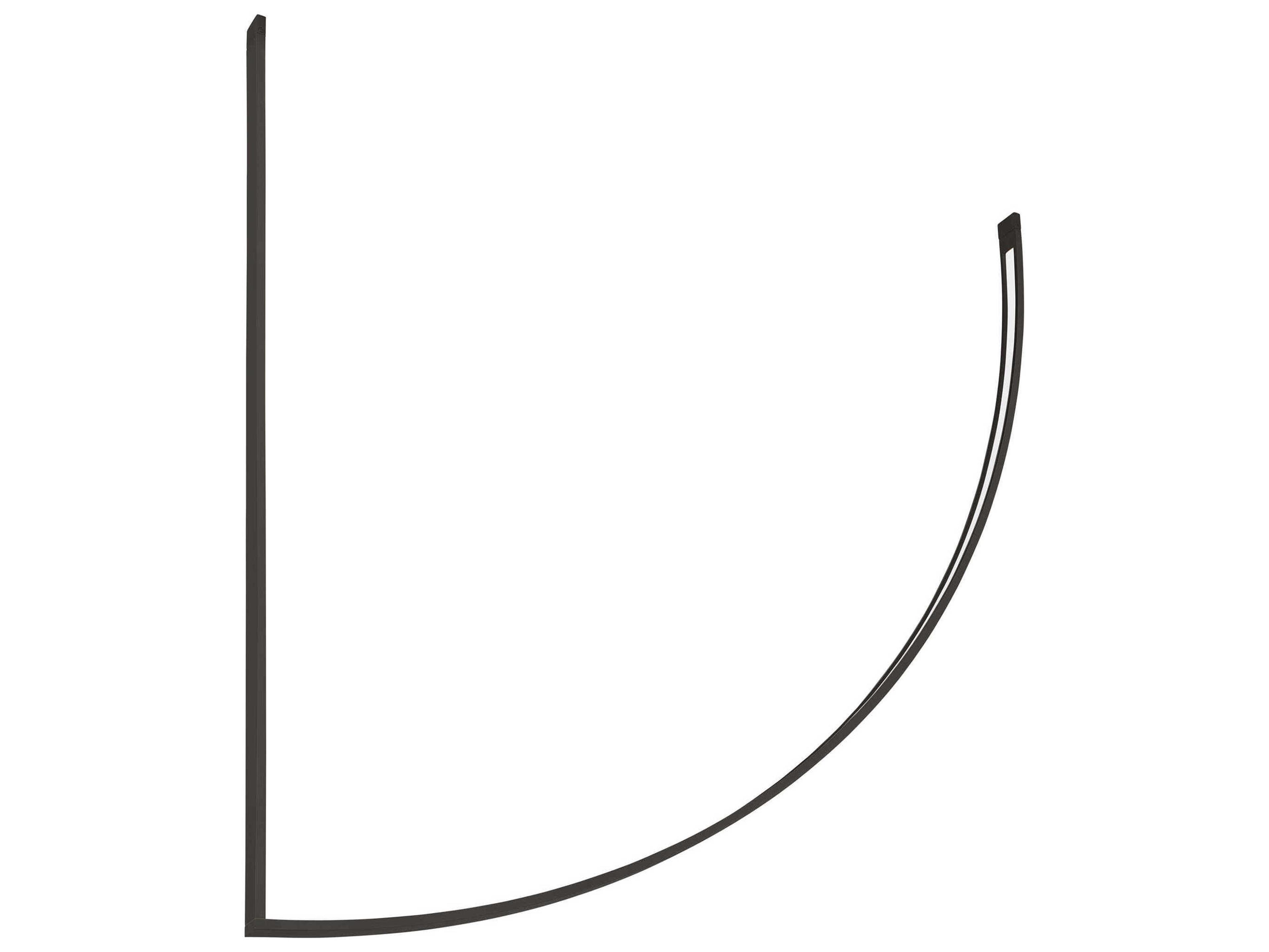 Baku 1-Light Nightshade Black Linear Chandelier