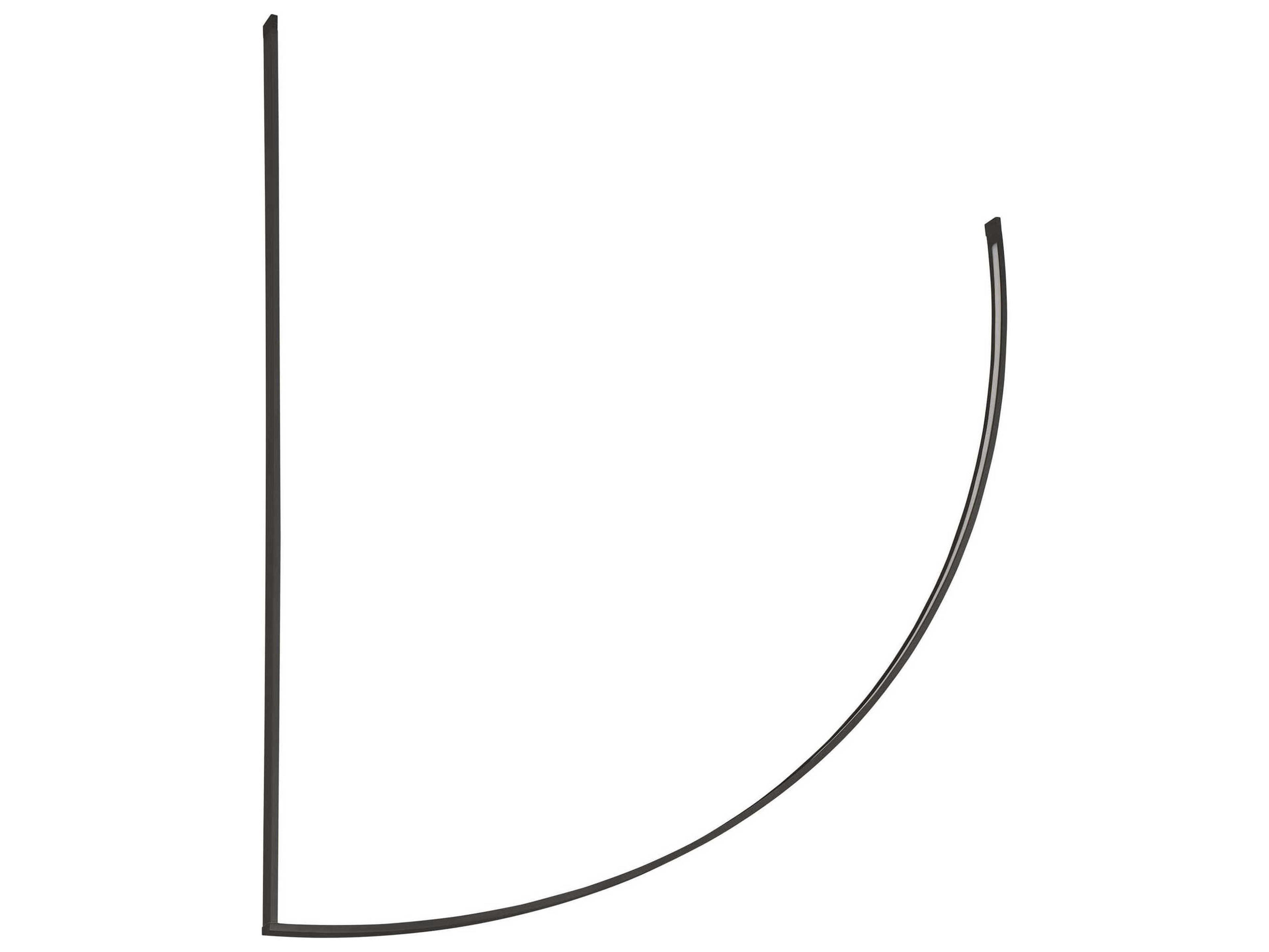 Baku 1-Light Nightshade Black Linear Chandelier