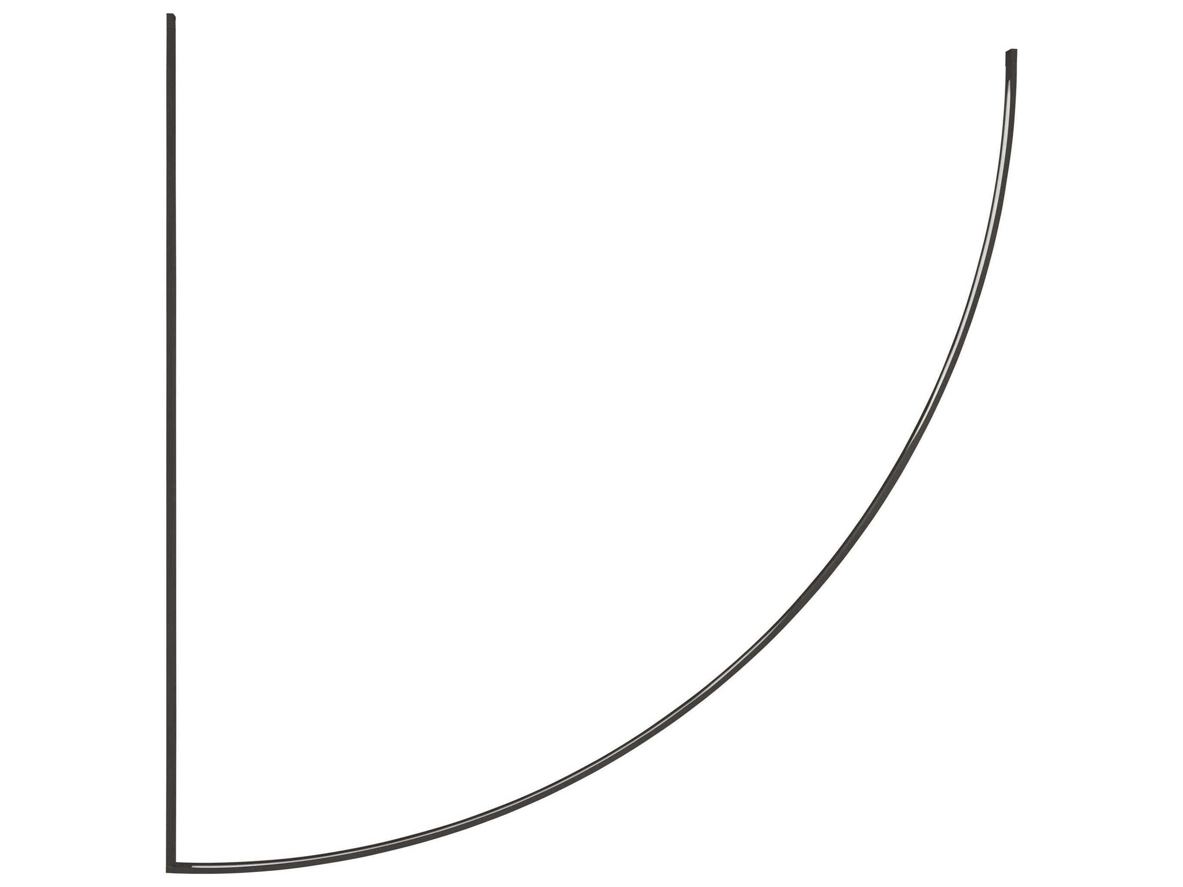 Visual Comfort Modern Baku 1-Light Nightshade Black Linear Chandelier