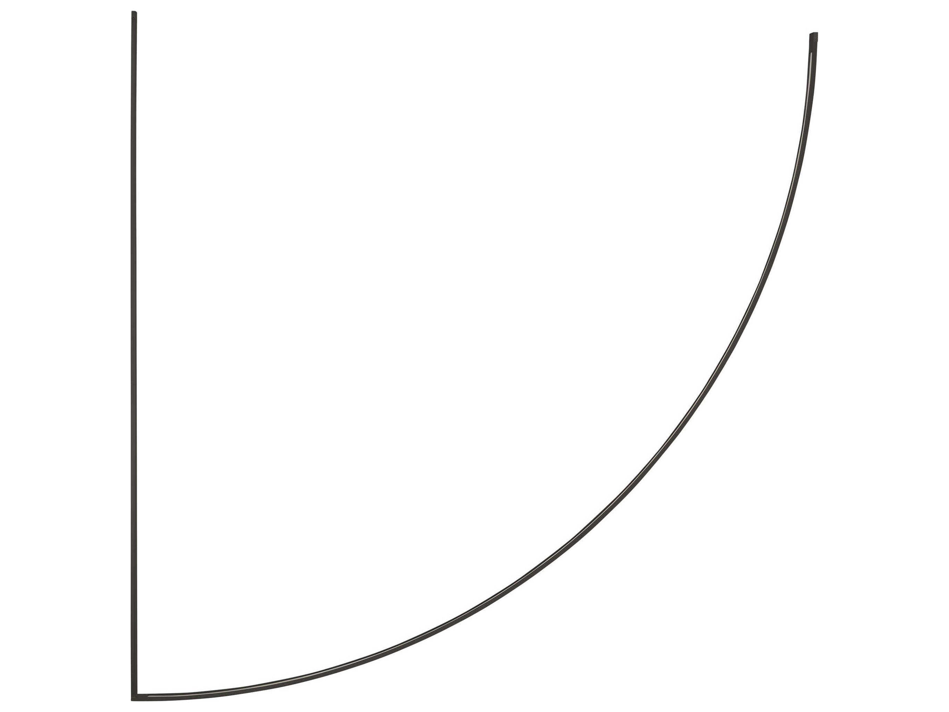 Visual Comfort Modern Baku 1-Light Nightshade Black Linear Chandelier