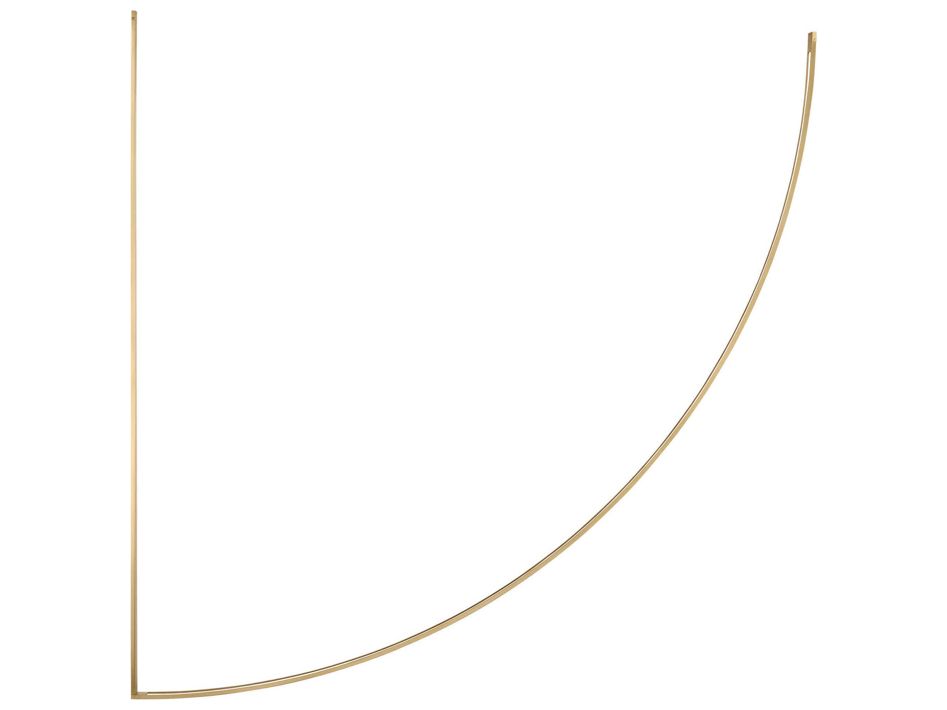 Visual Comfort Modern Baku 1-Light Hand Rubbed Antique Brass Linear Chandelier