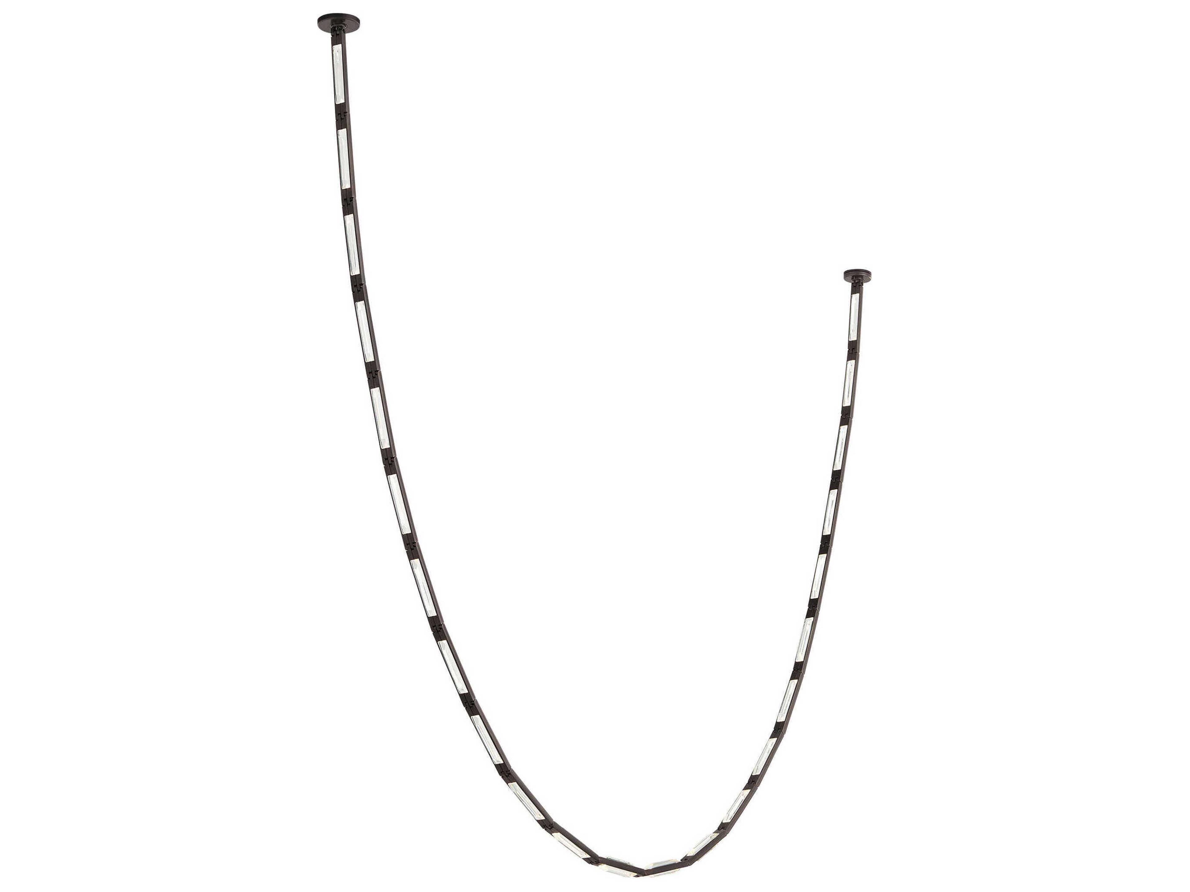 Catena 23-Light Bronze Linear Chandelier