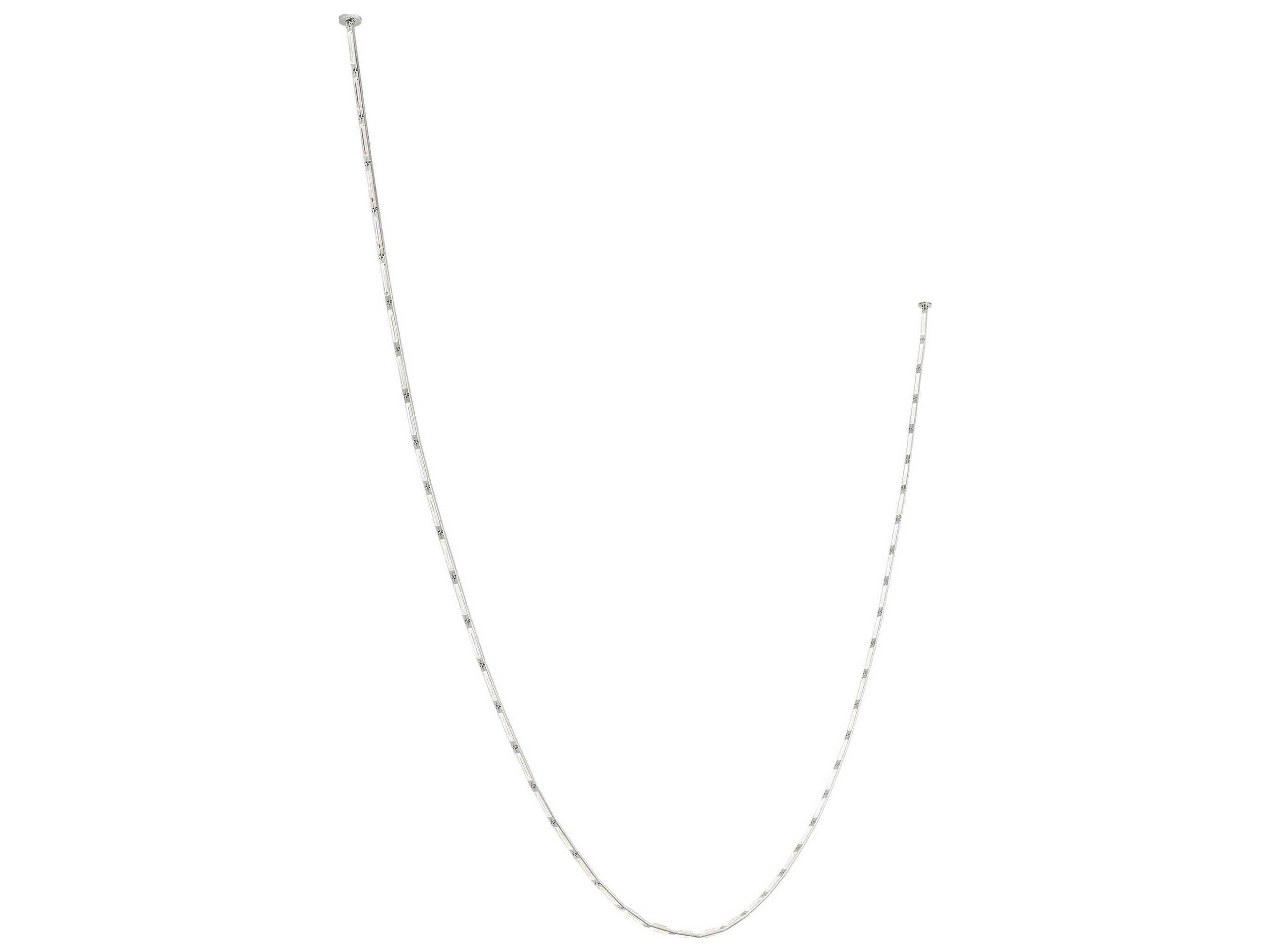 Catena 47-Light Polished Nickel Linear Chandelier