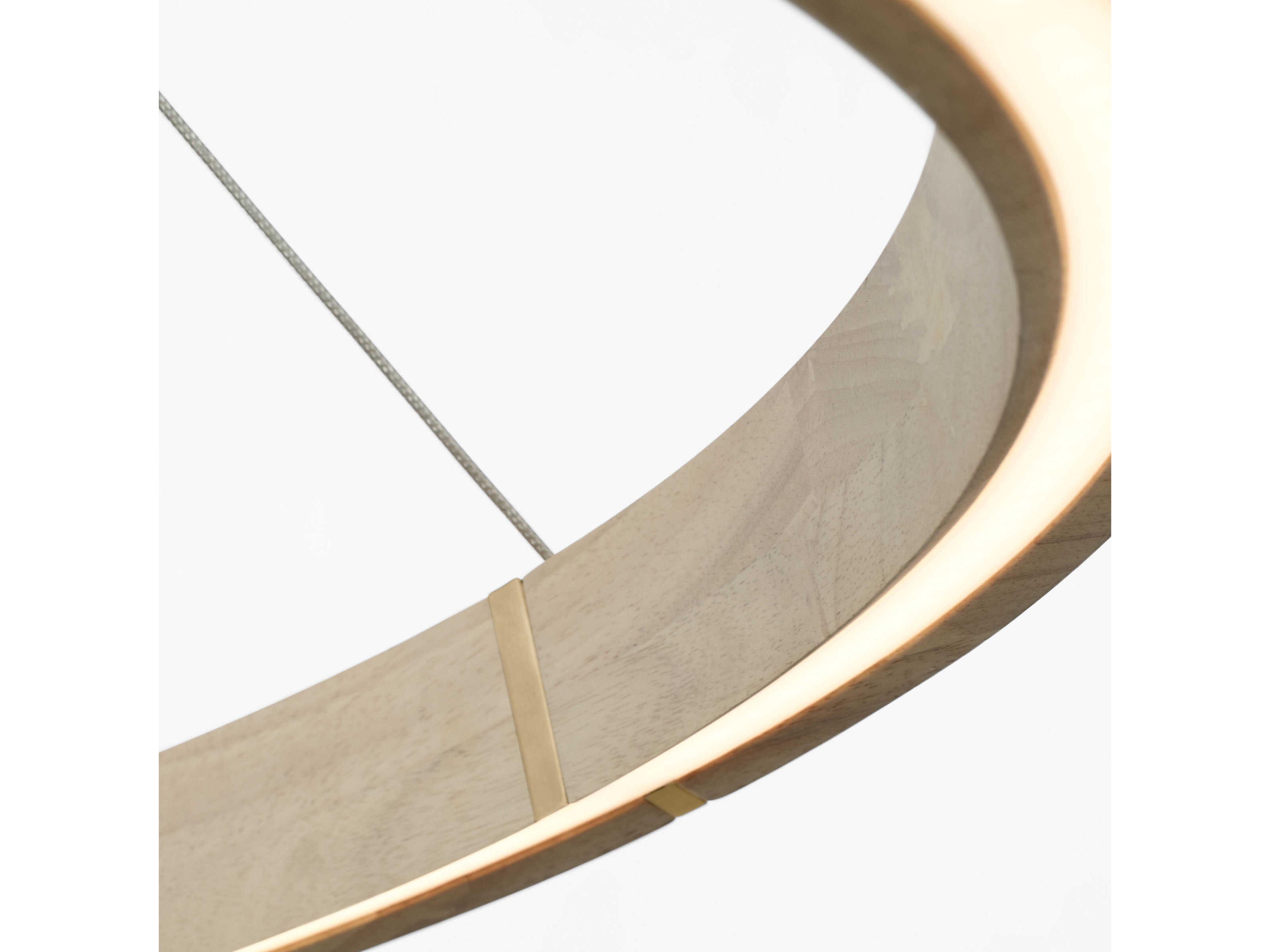 Visual Comfort Modern Ashok 1-Light Hand Rubbed Antique Brass Round Pendant