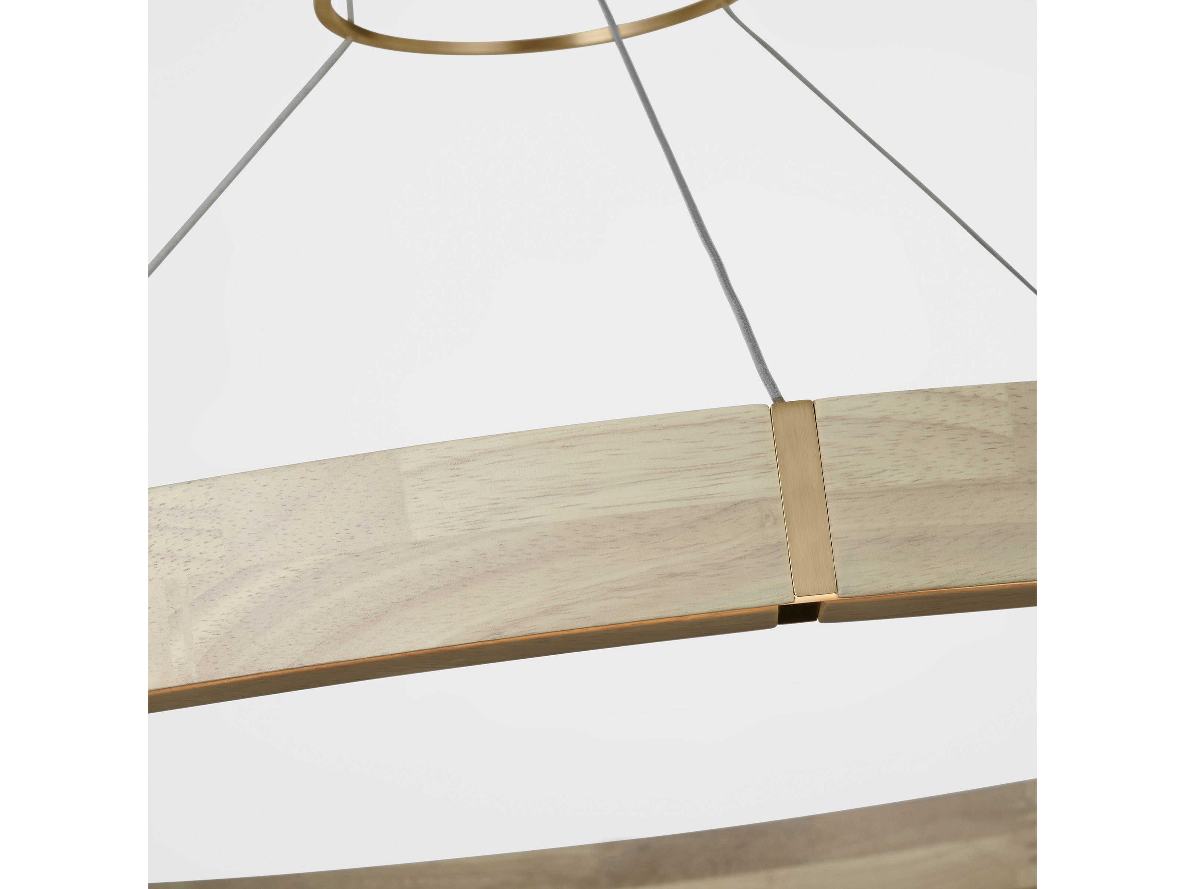 Visual Comfort Modern Ashok 1-Light Hand Rubbed Antique Brass Round Pendant