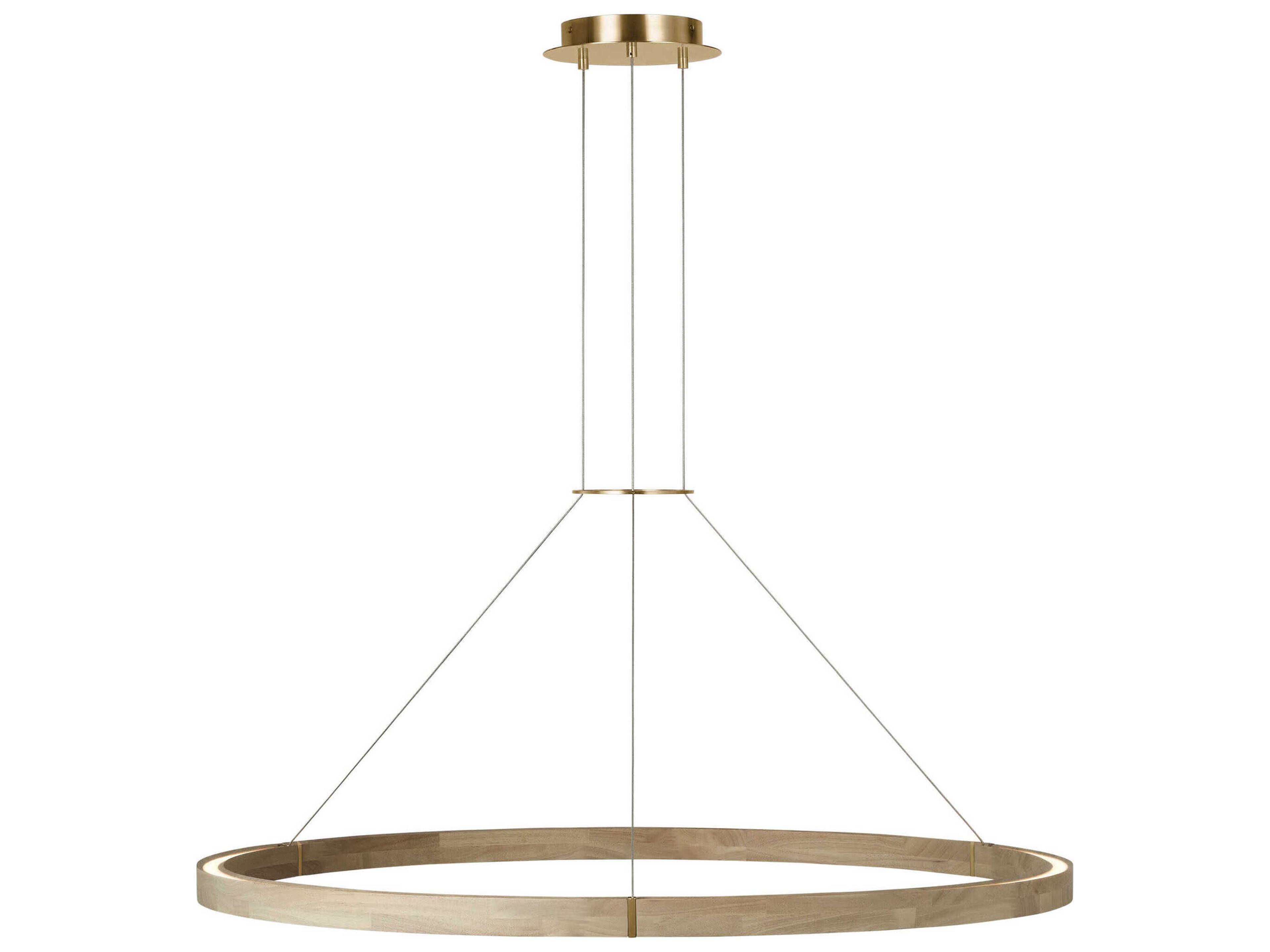 Ashok 1-Light Hand Rubbed Antique Brass Round Pendant