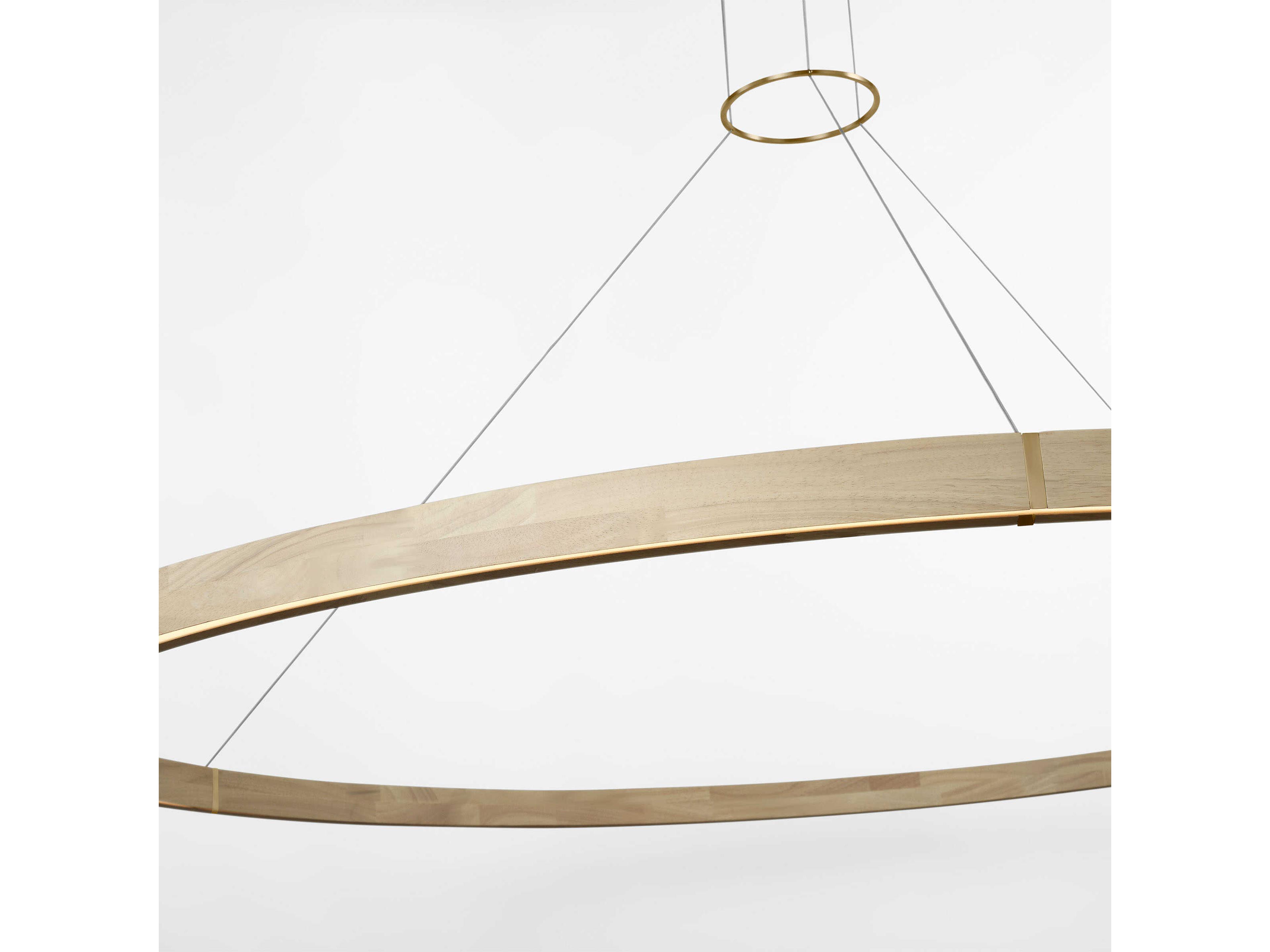 Visual Comfort Modern Ashok 1-Light Hand Rubbed Antique Brass Round Pendant