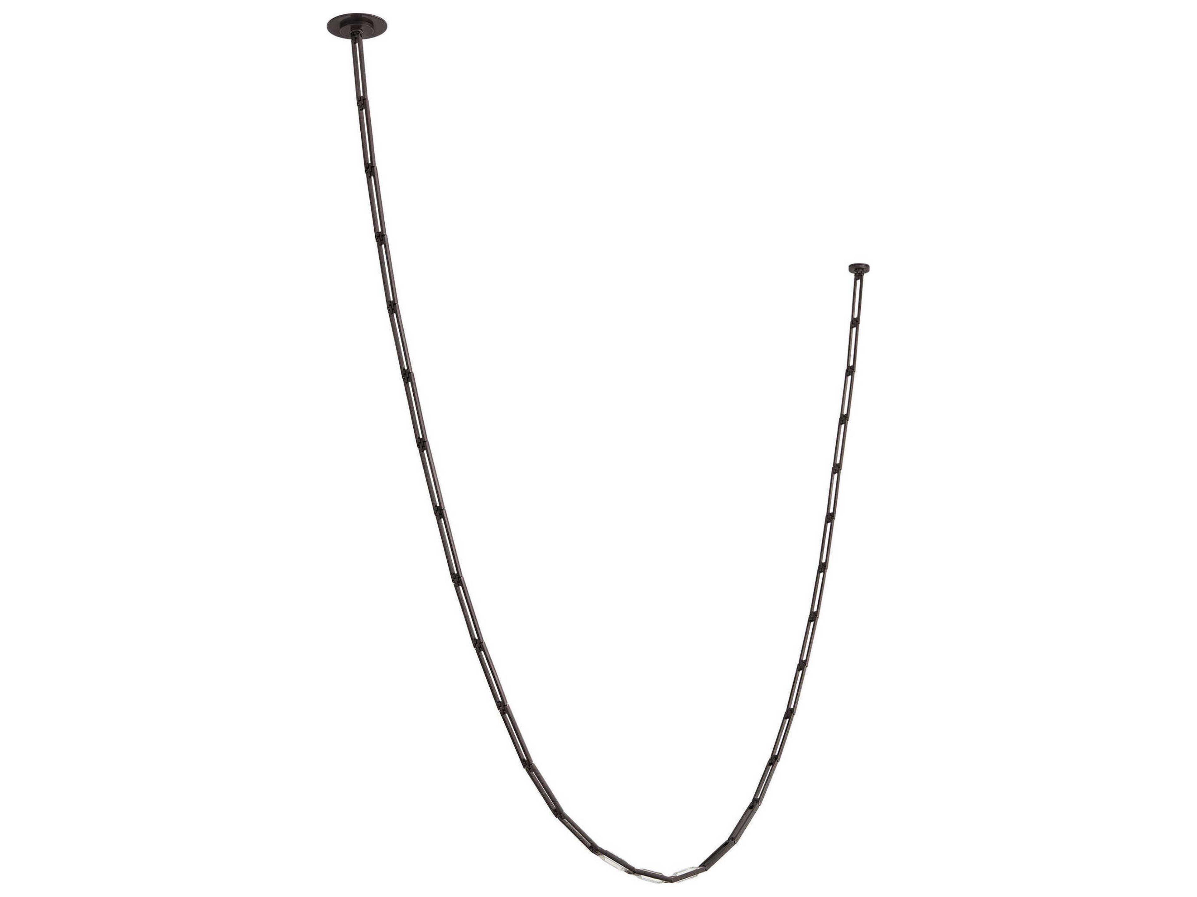 Catena 3-Light Bronze Linear Chandelier