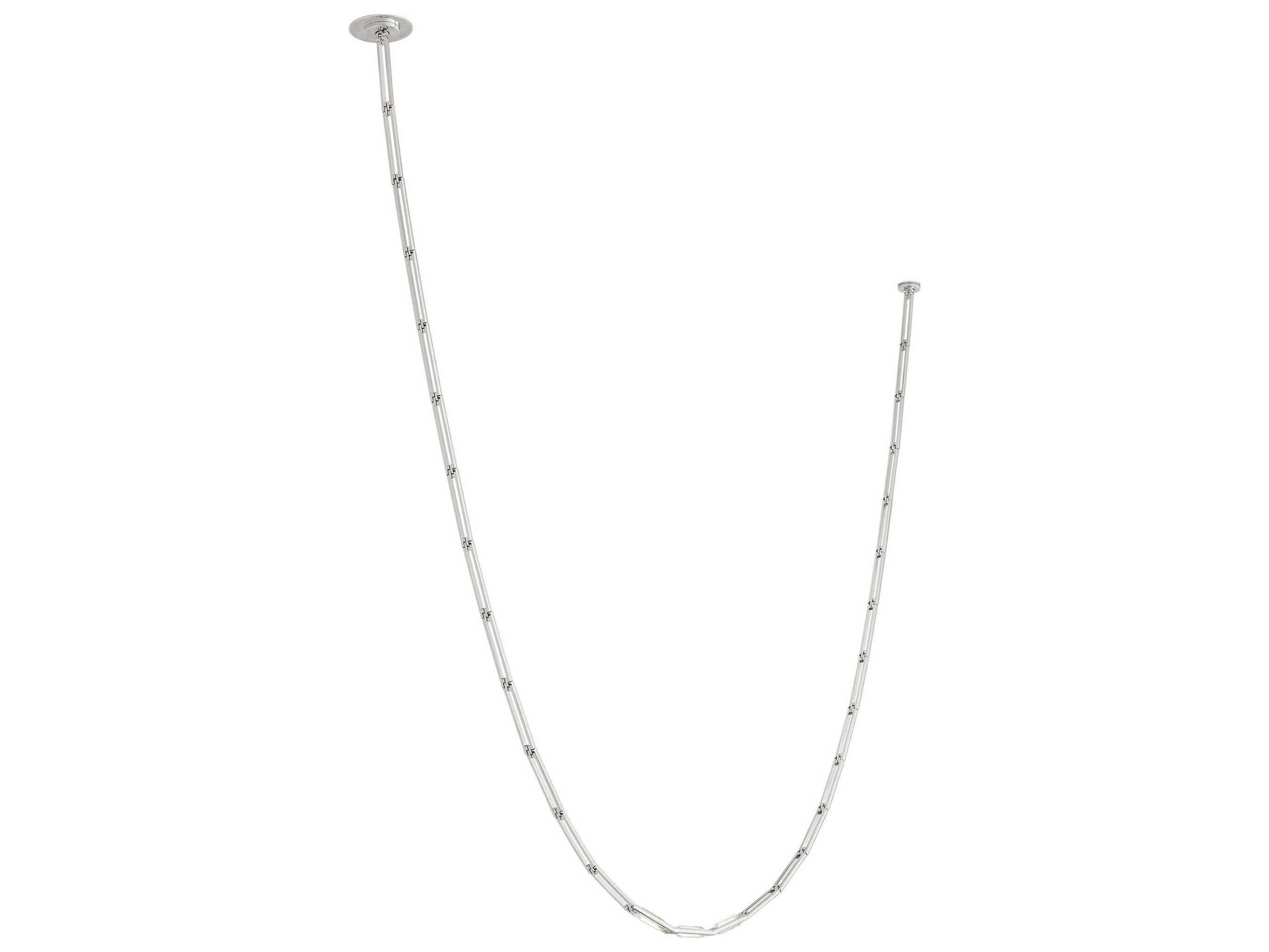 Catena 3-Light Polished Nickel Linear Chandelier