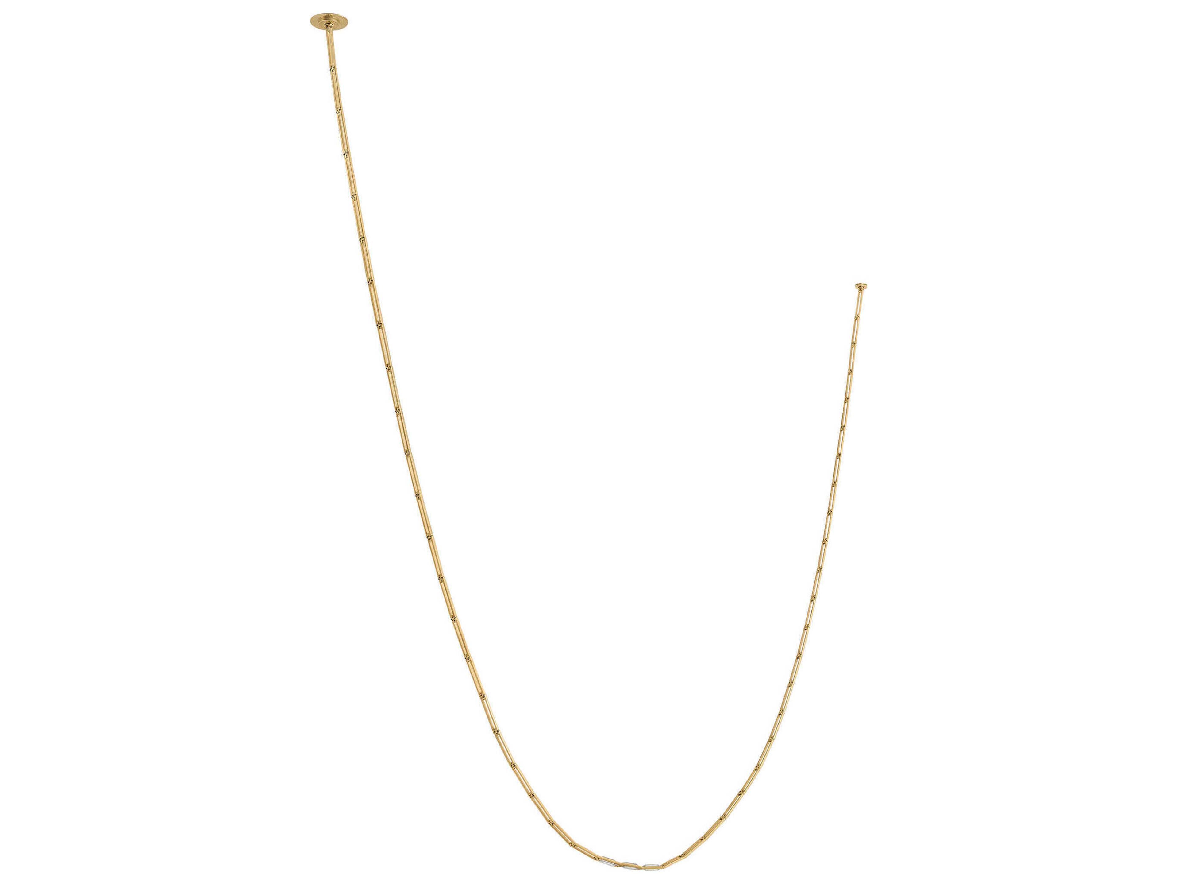 Catena 3-Light Brass Linear Chandelier