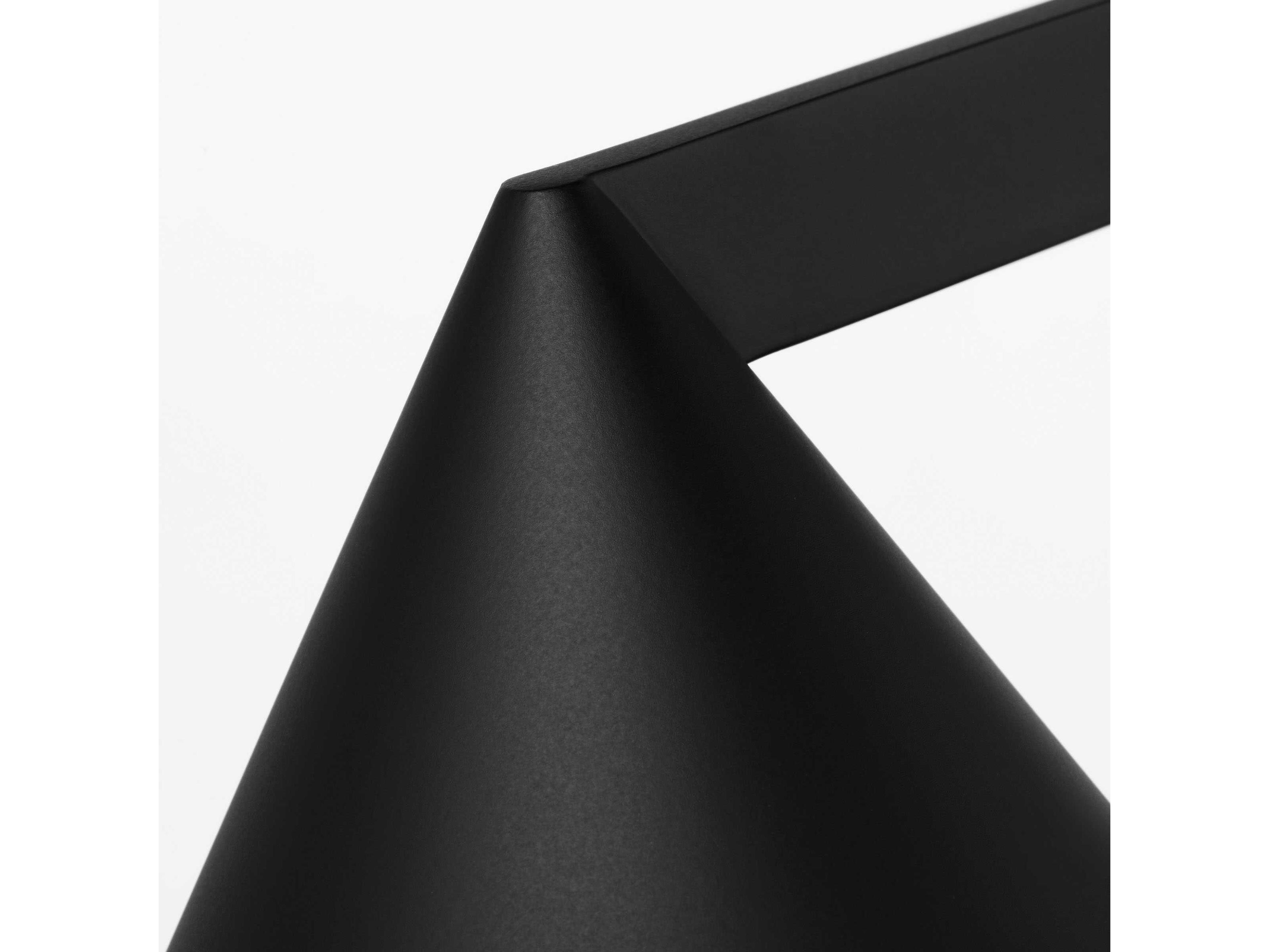 Visual Comfort Modern Midrand 4-Light Nightshade Black Geometric Chandelier