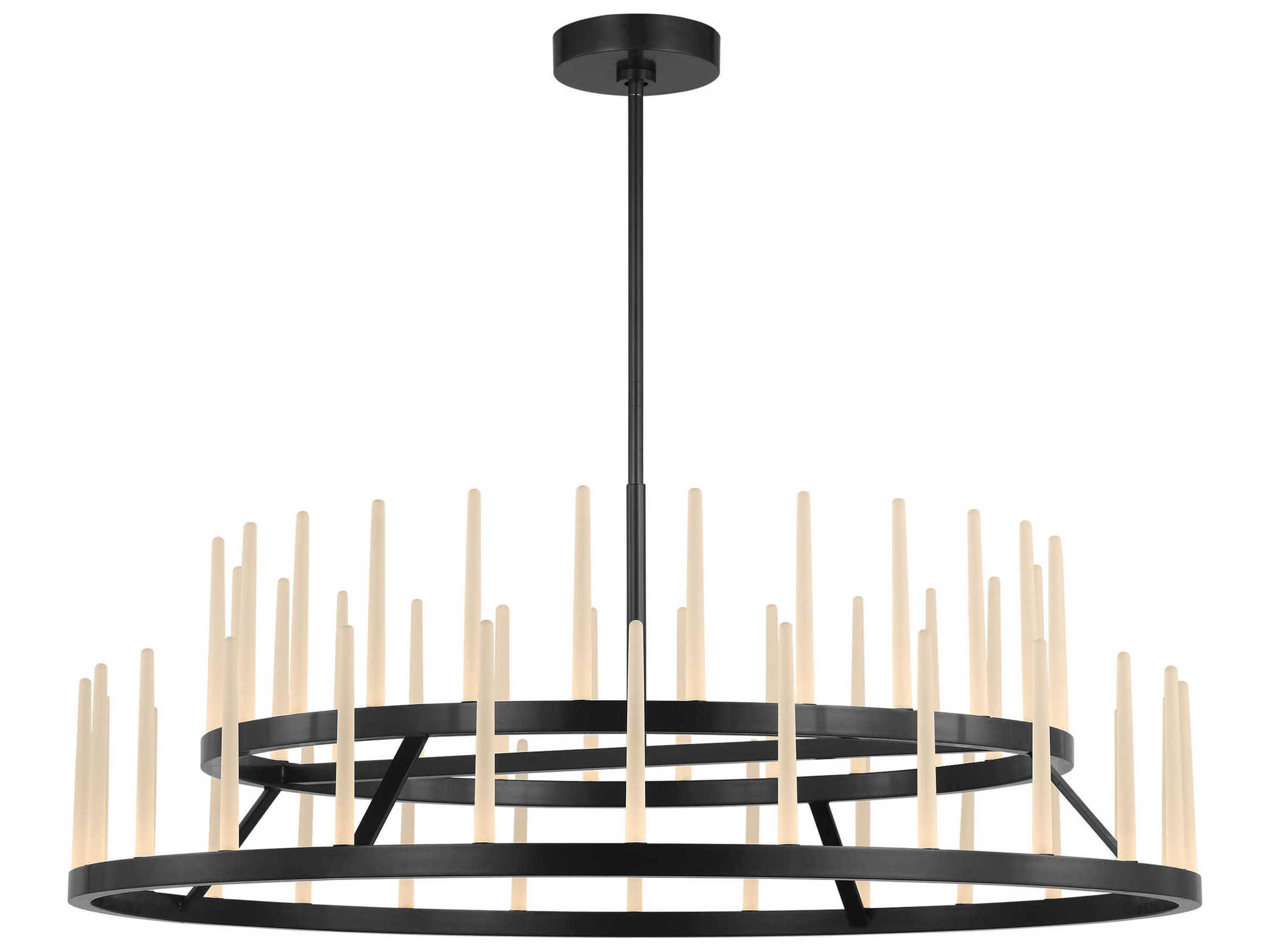 Sagrada 52-Light Bronze Tiered Chandelier