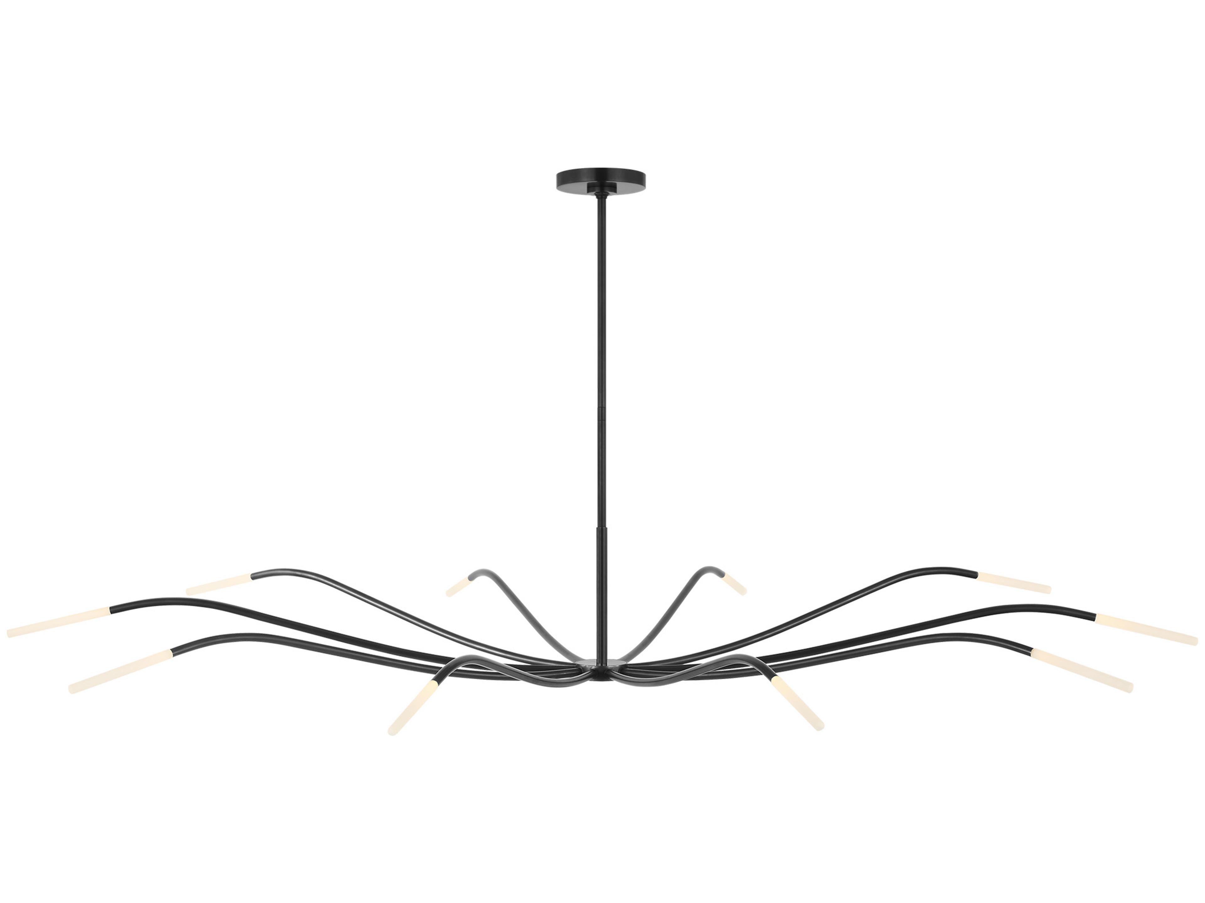 Lajos 10-Light Bronze Linear Chandelier