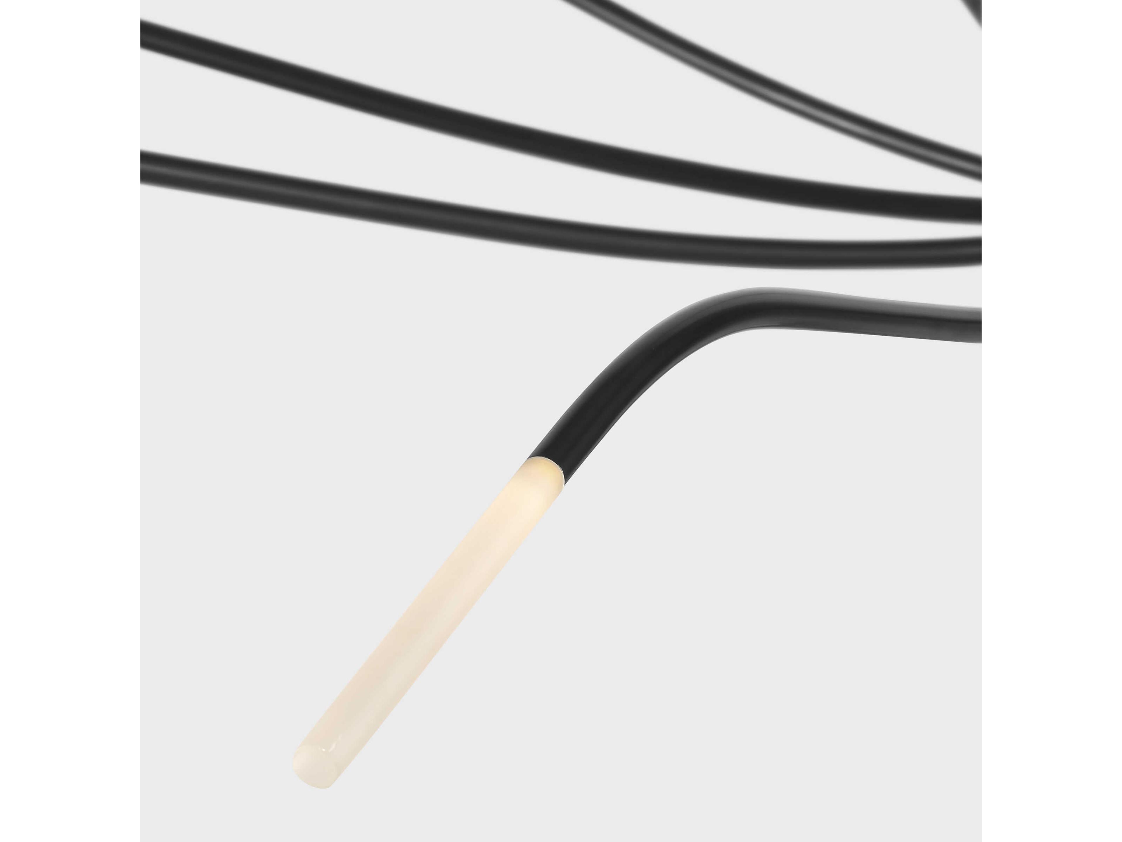 Visual Comfort Modern Lajos 10-Light Bronze Linear Chandelier