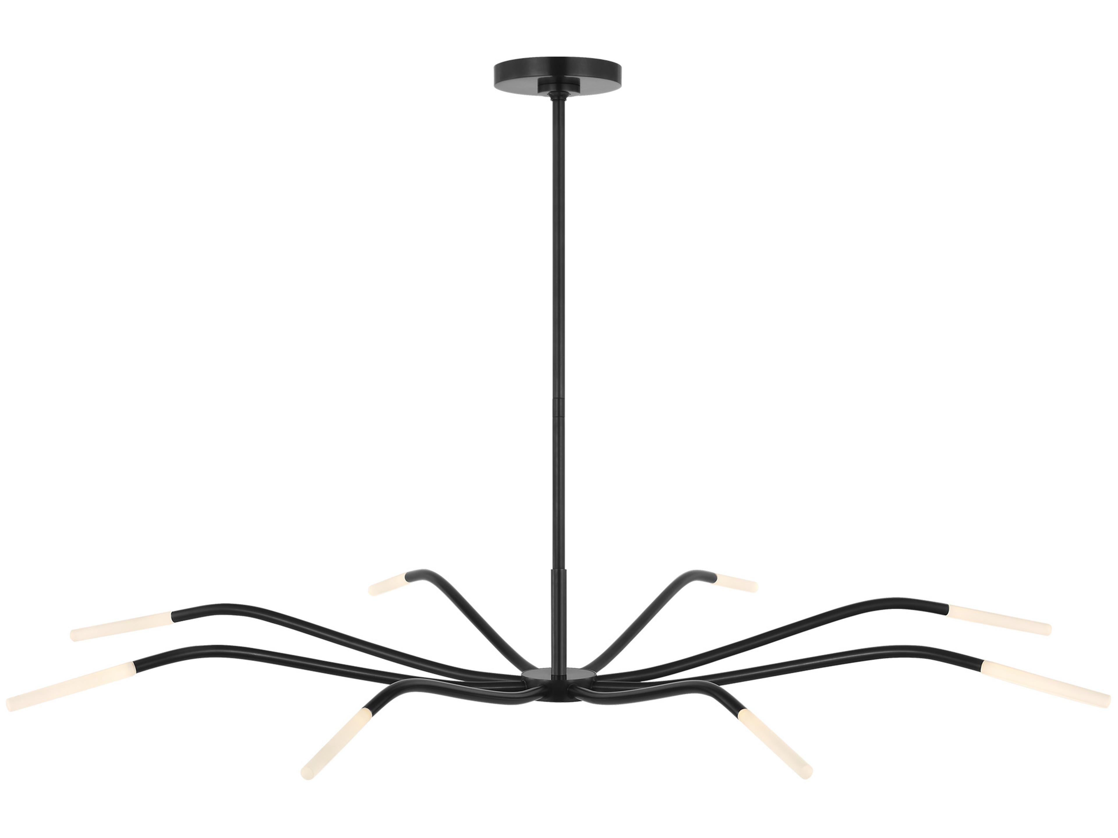 Lajos 8-Light Bronze Linear Chandelier