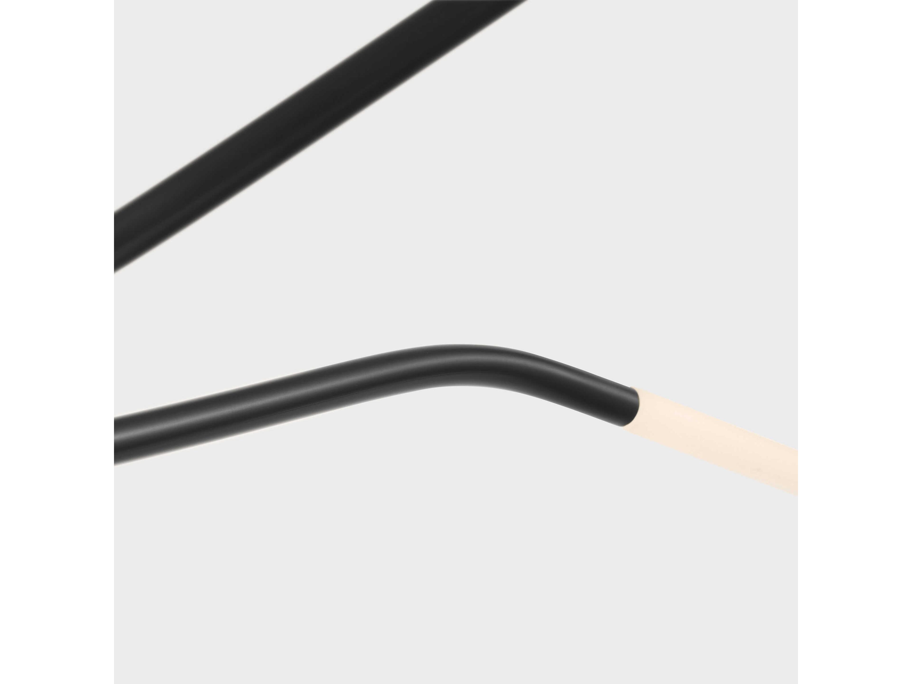 Visual Comfort Modern Lajos 6-Light Bronze Linear Chandelier