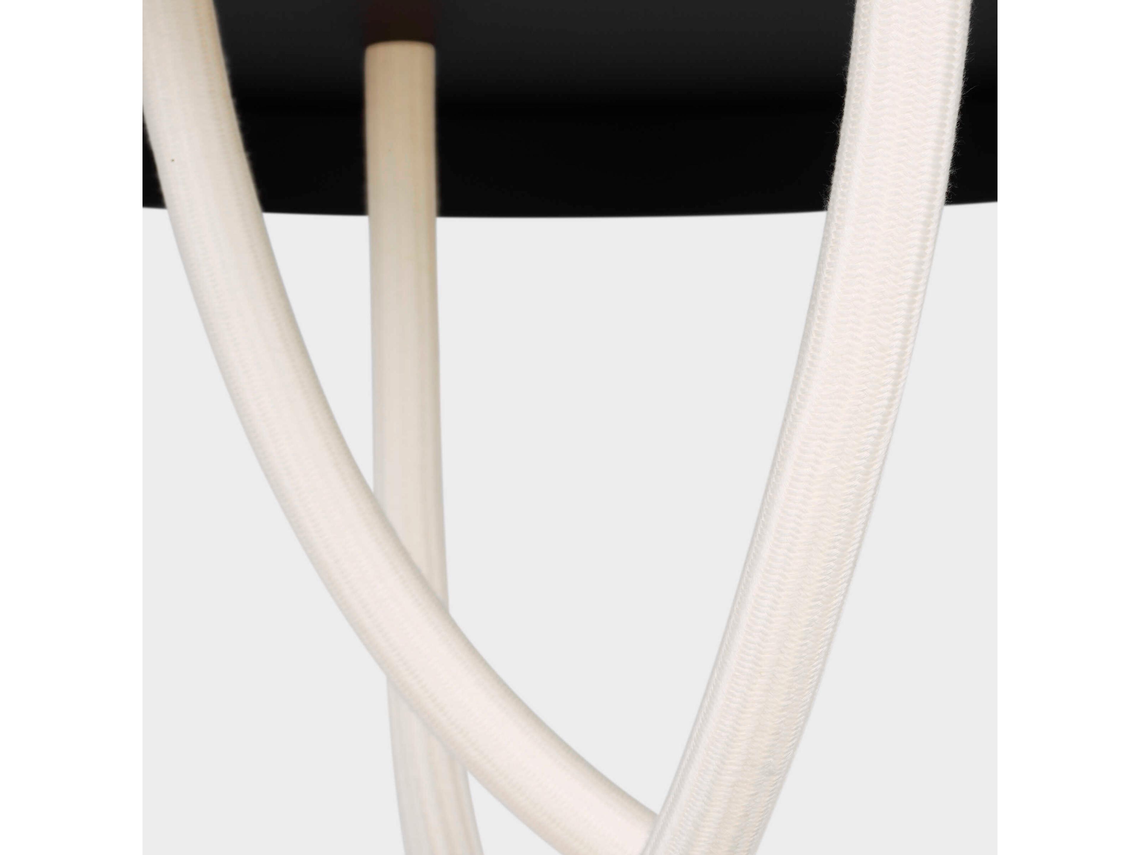 Visual Comfort Modern Uneri 2-Light Nightshade Black Pendant