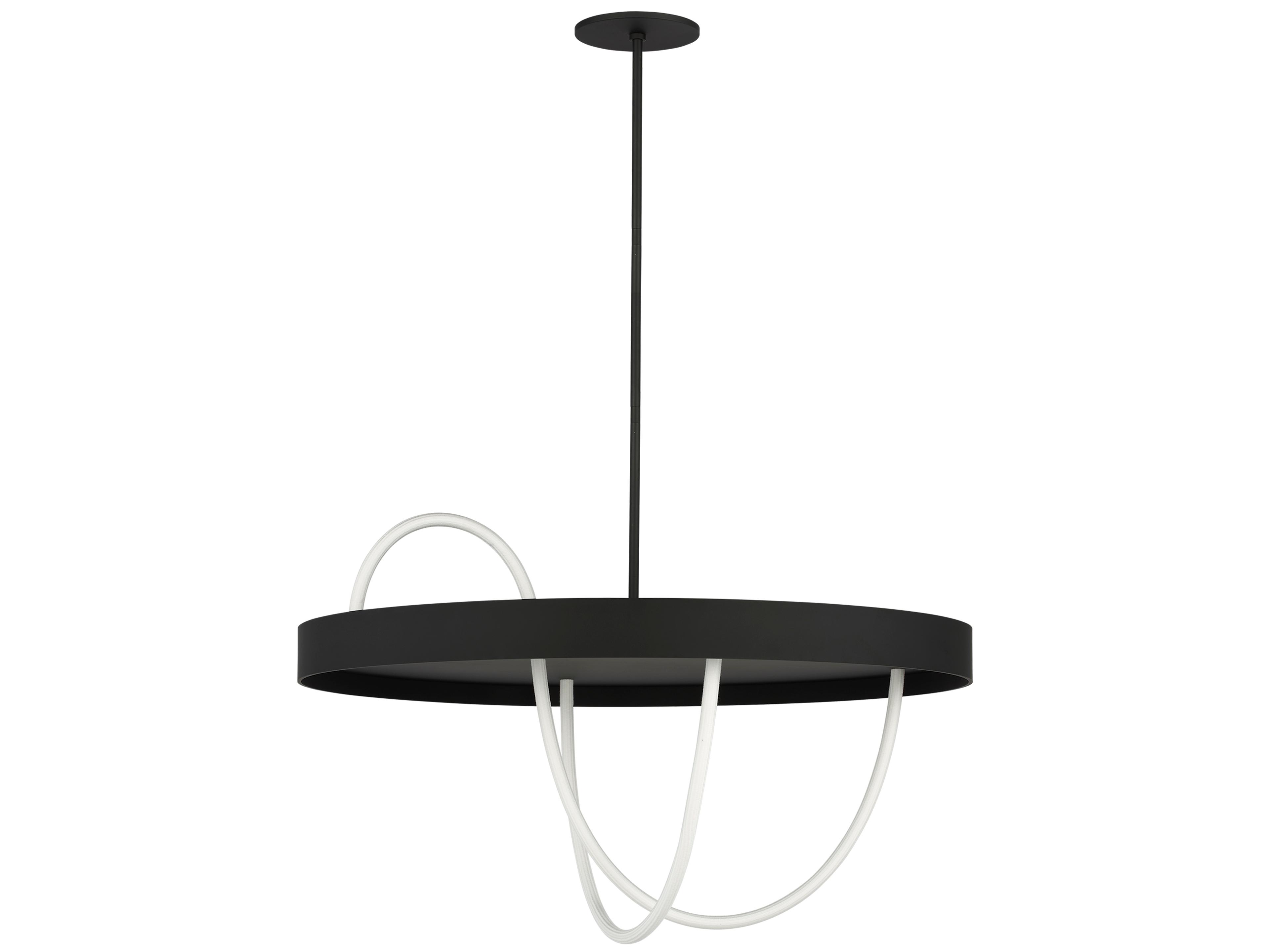 Uneri 2-Light Nightshade Black Pendant