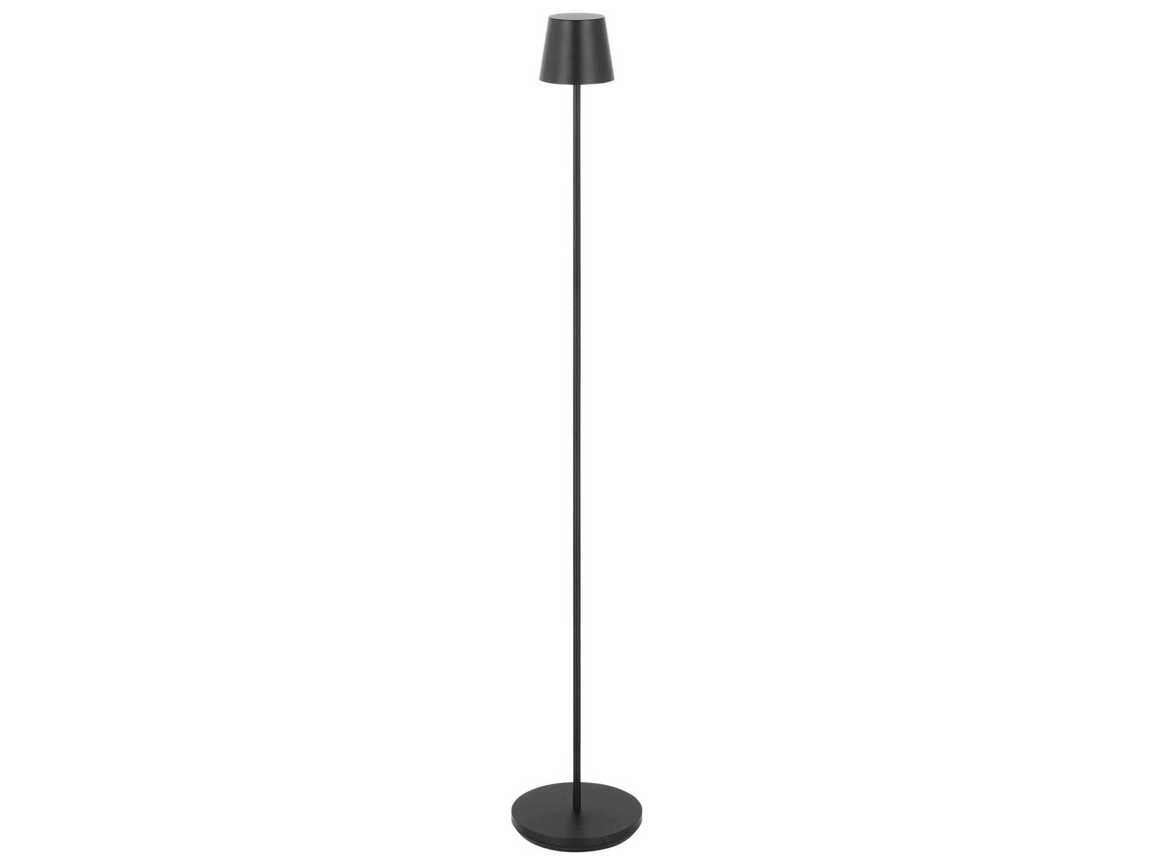 Visual Comfort Modern Nevis Black Floor Lamp