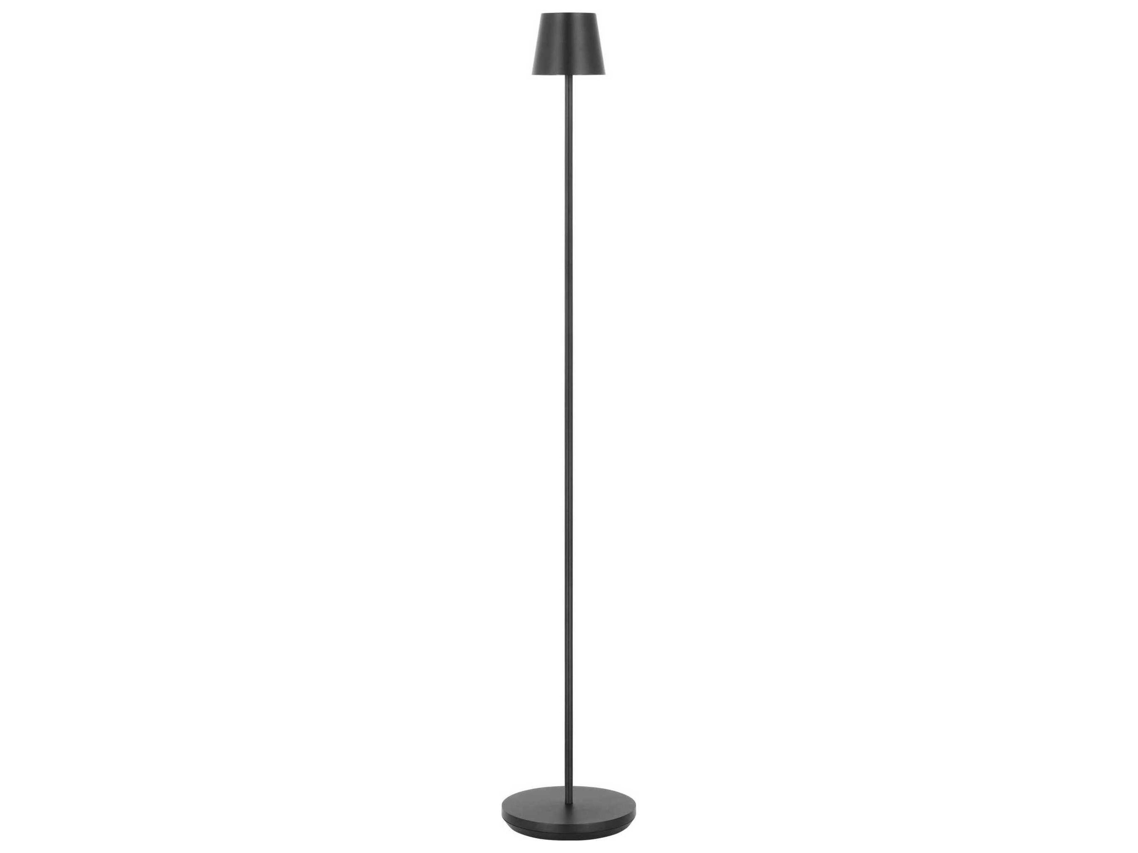 Visual Comfort Modern Nevis Black Floor Lamp