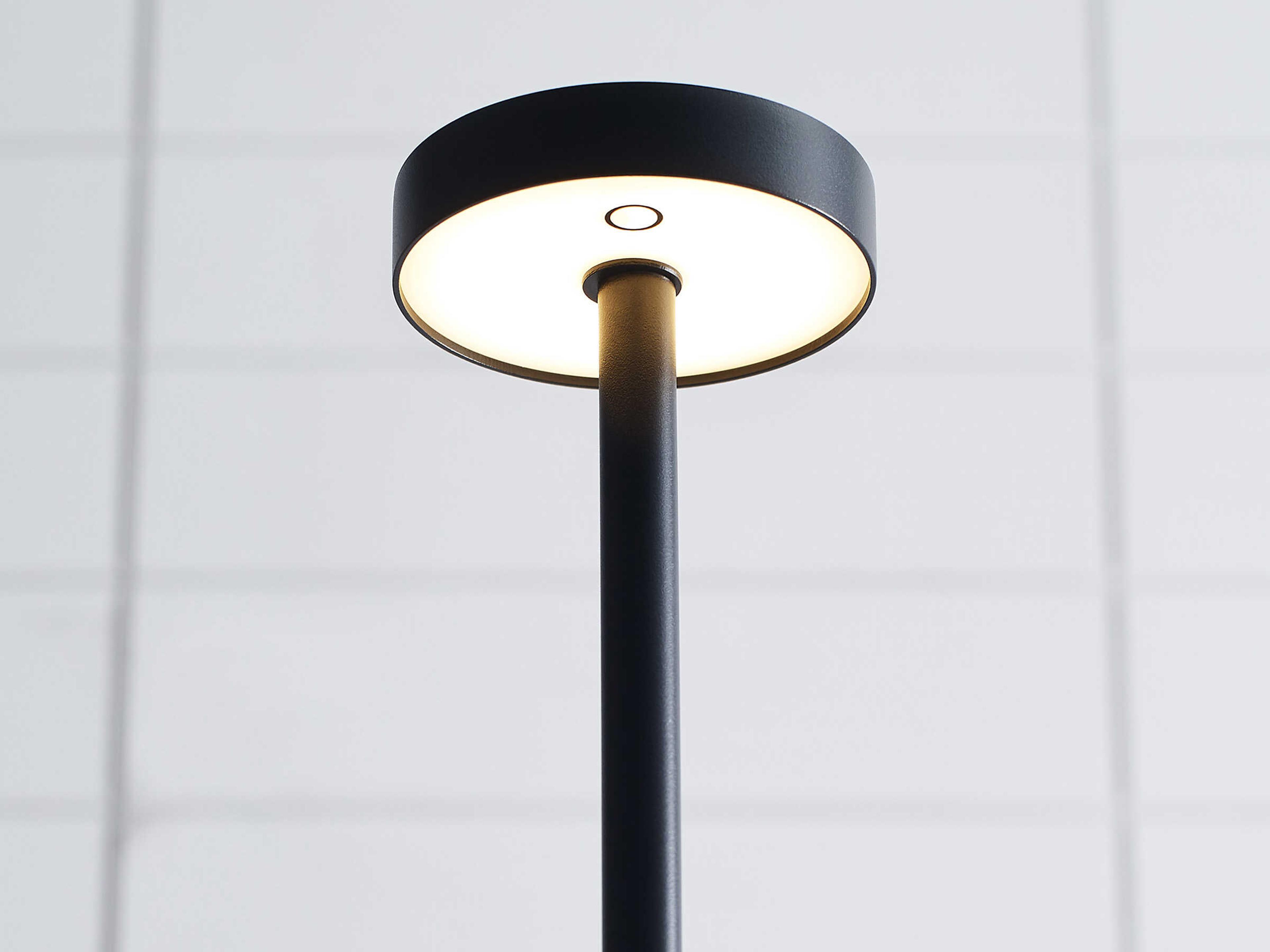 Visual Comfort Modern Moneta Black Floor Lamp