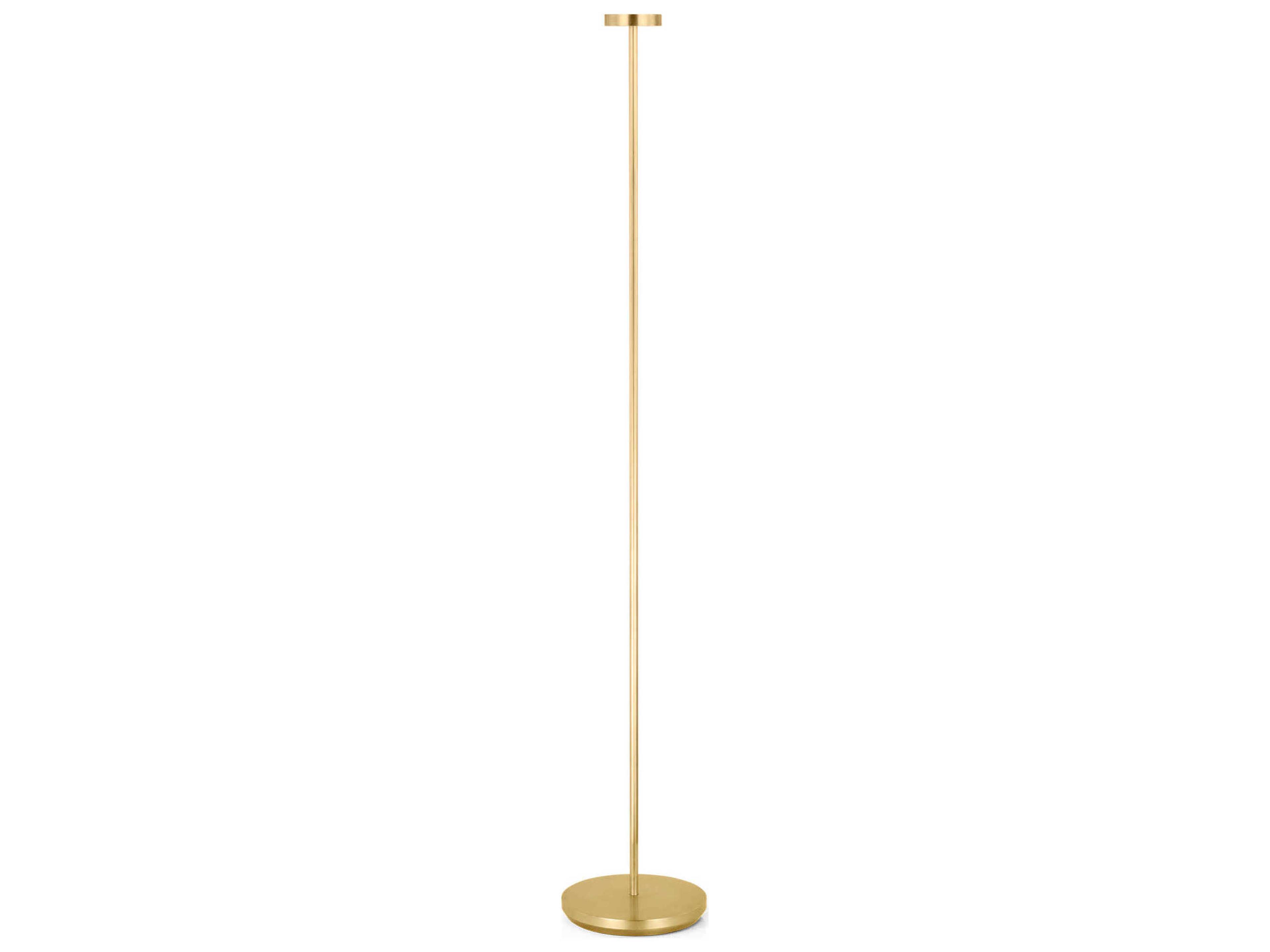 Visual Comfort Modern Moneta Hand Rubbed Antique Brass Floor Lamp