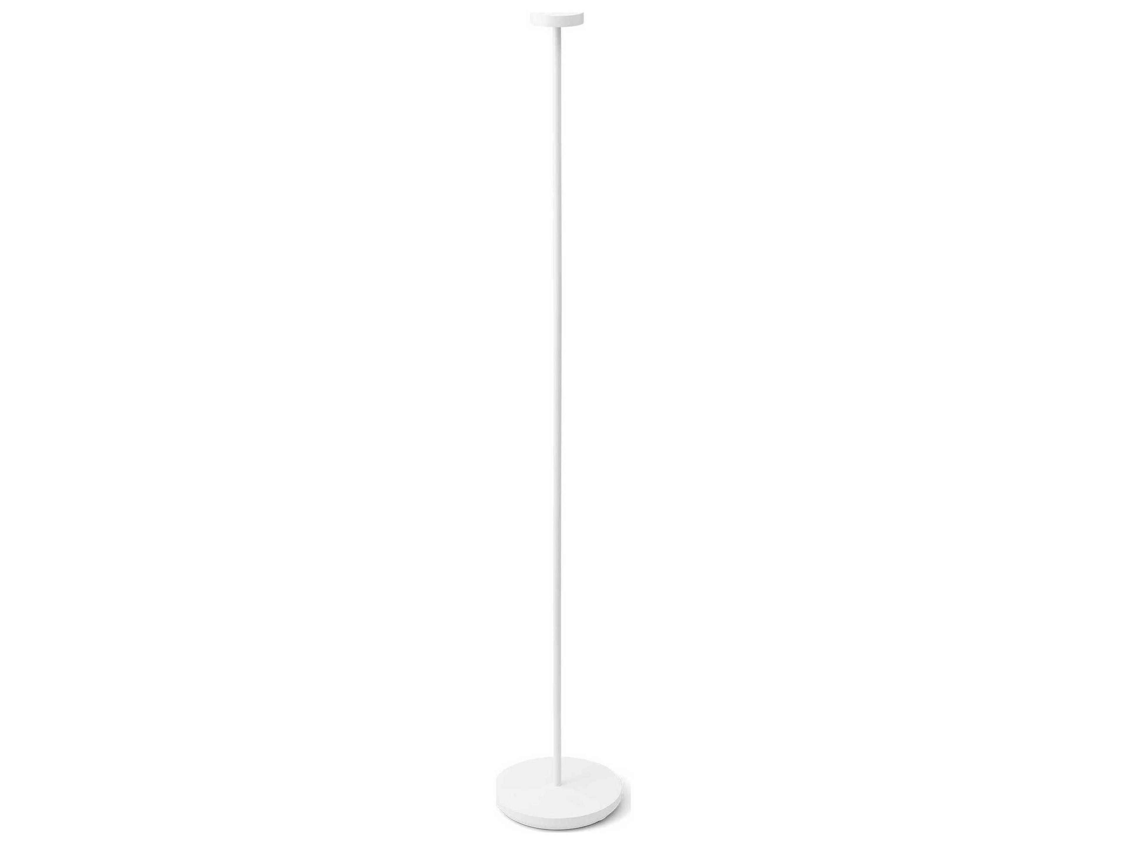 Visual Comfort Modern Moneta Matte White Floor Lamp