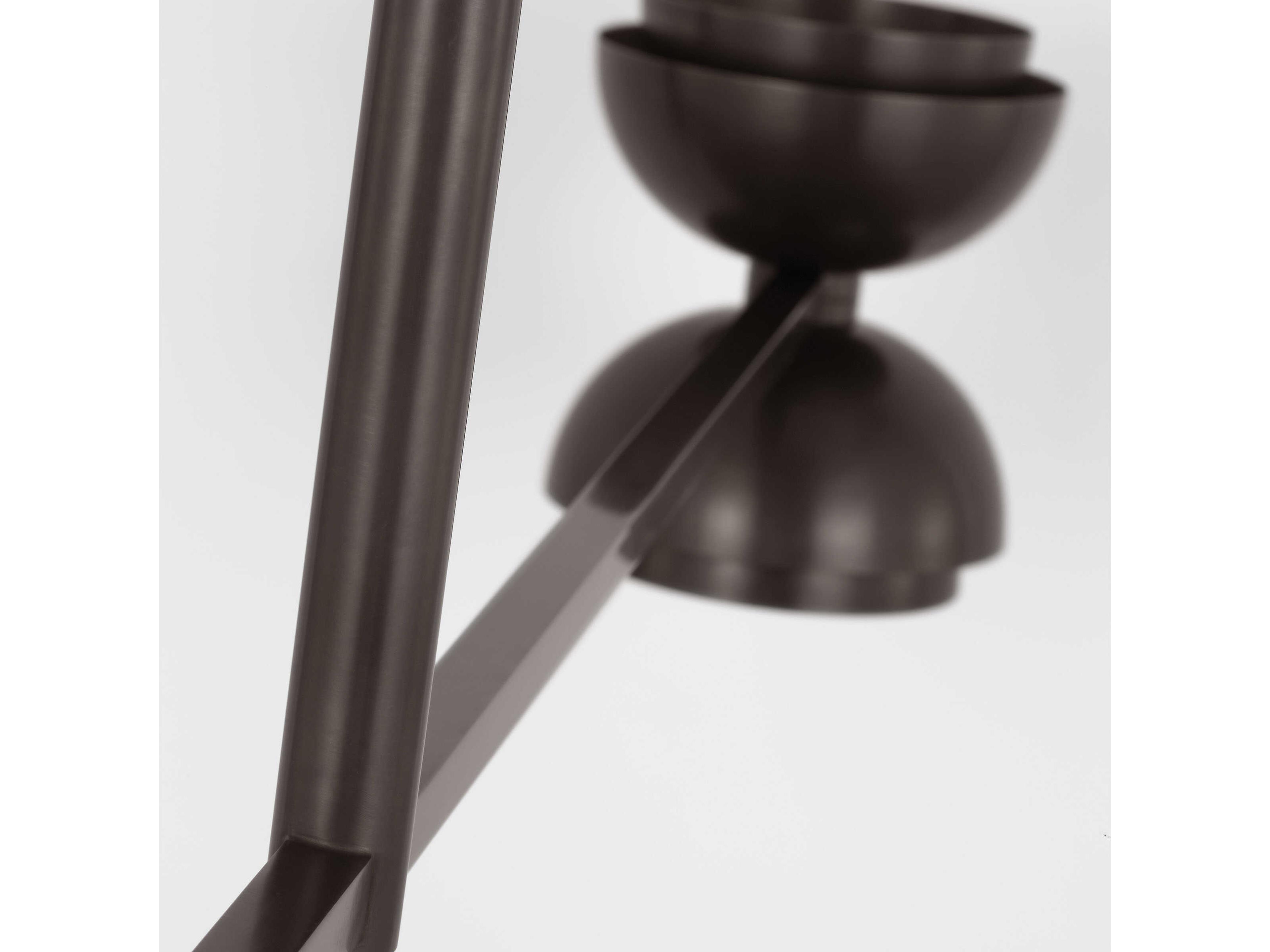 Visual Comfort Modern Shanti 2-Light Dark Bronze Dome Linear Island Pendant