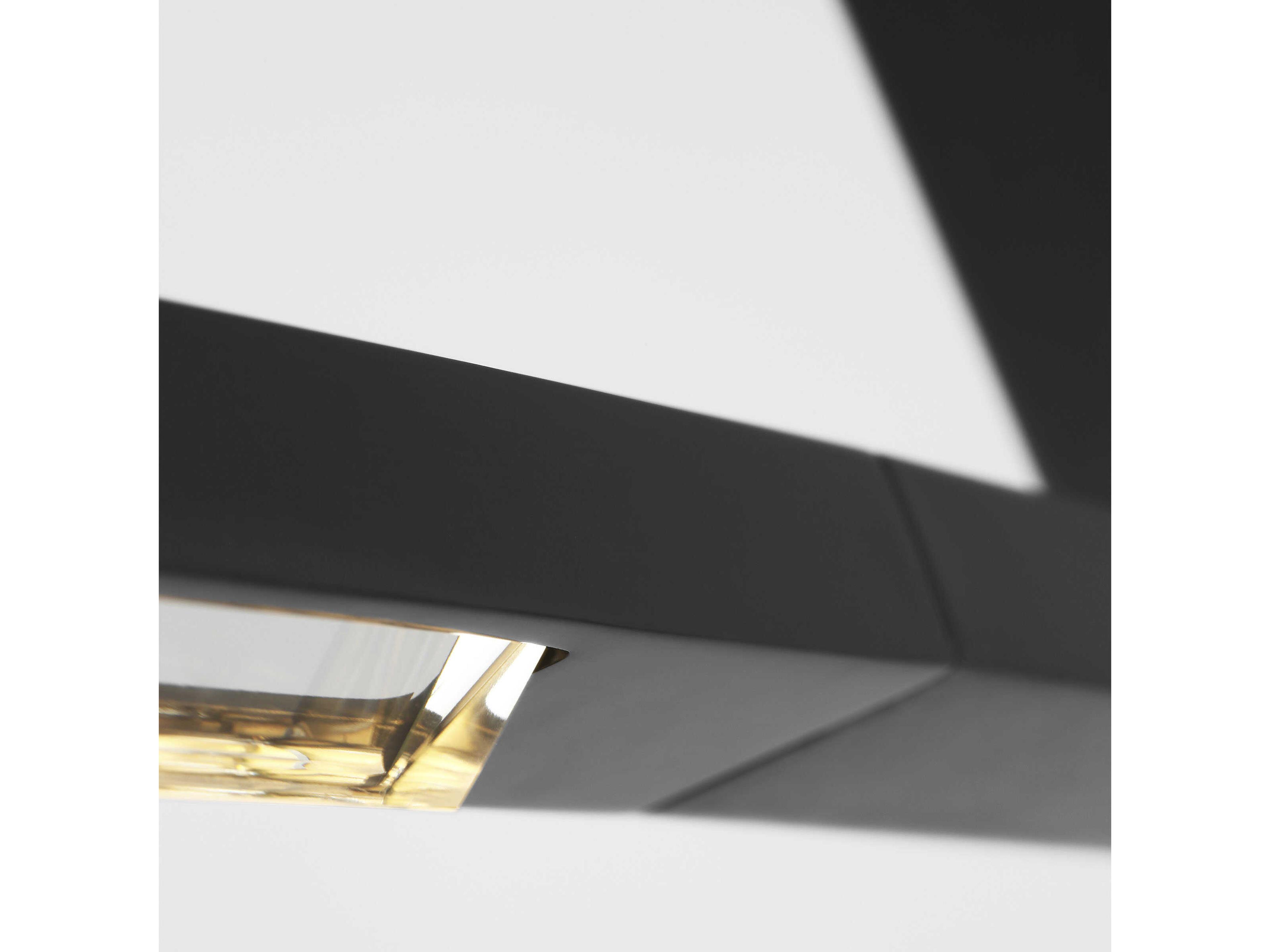 Visual Comfort Modern Cityscape 2-Light Bronze Linear Island Pendant