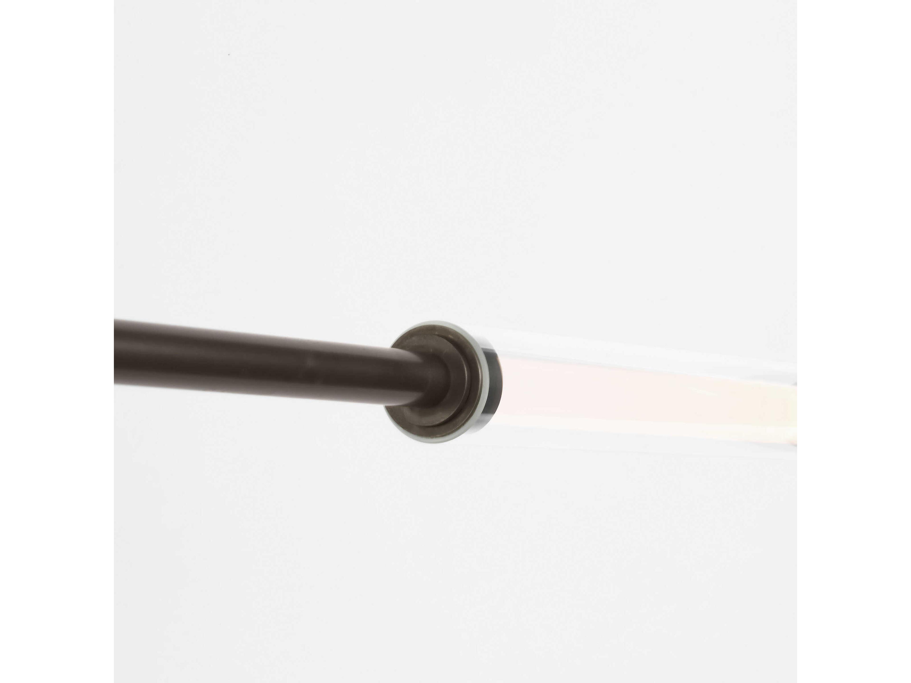 Visual Comfort Modern Poza 2-Light Bronze Linear Island Pendant