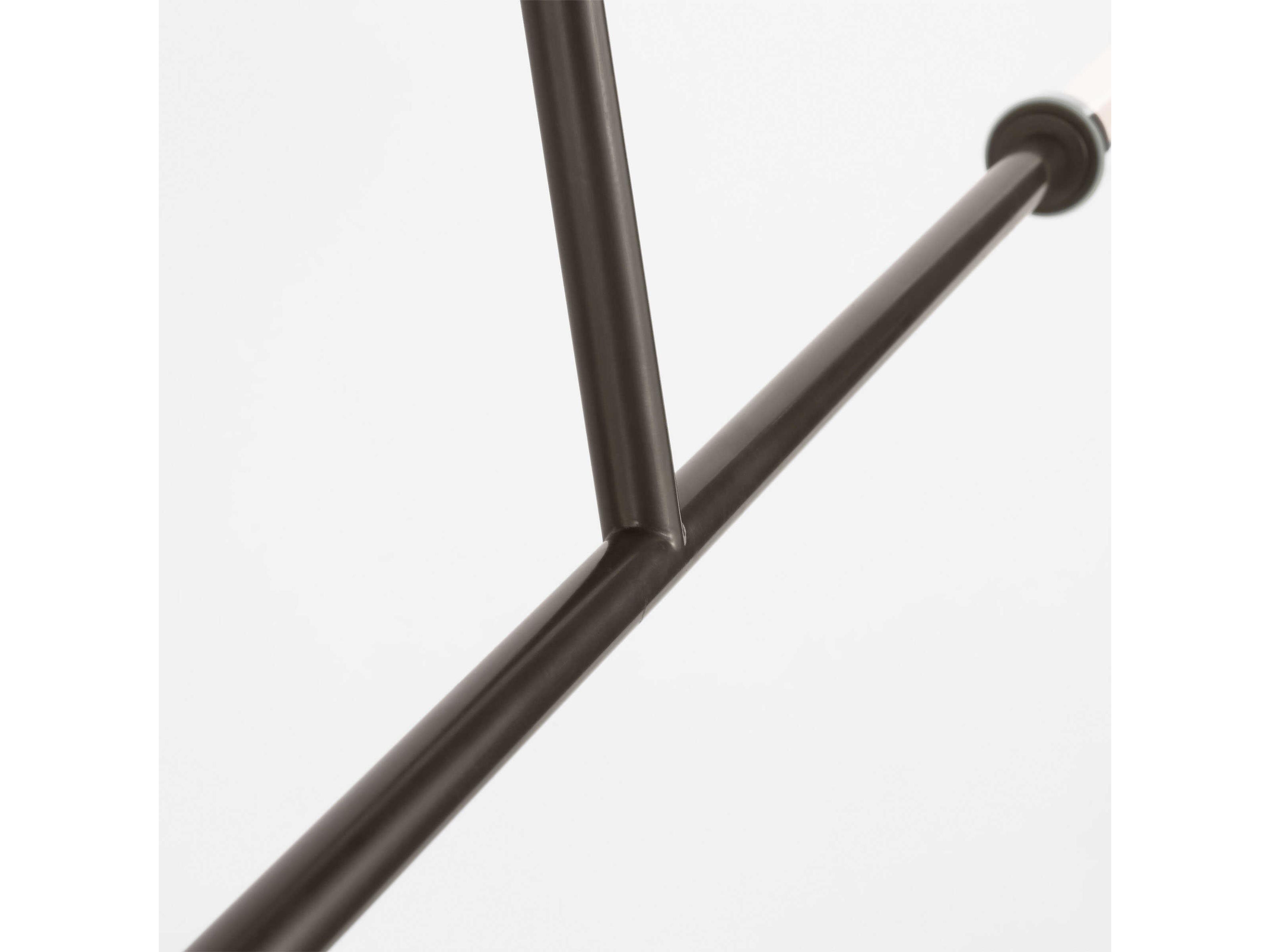 Visual Comfort Modern Poza 2-Light Bronze Linear Island Pendant