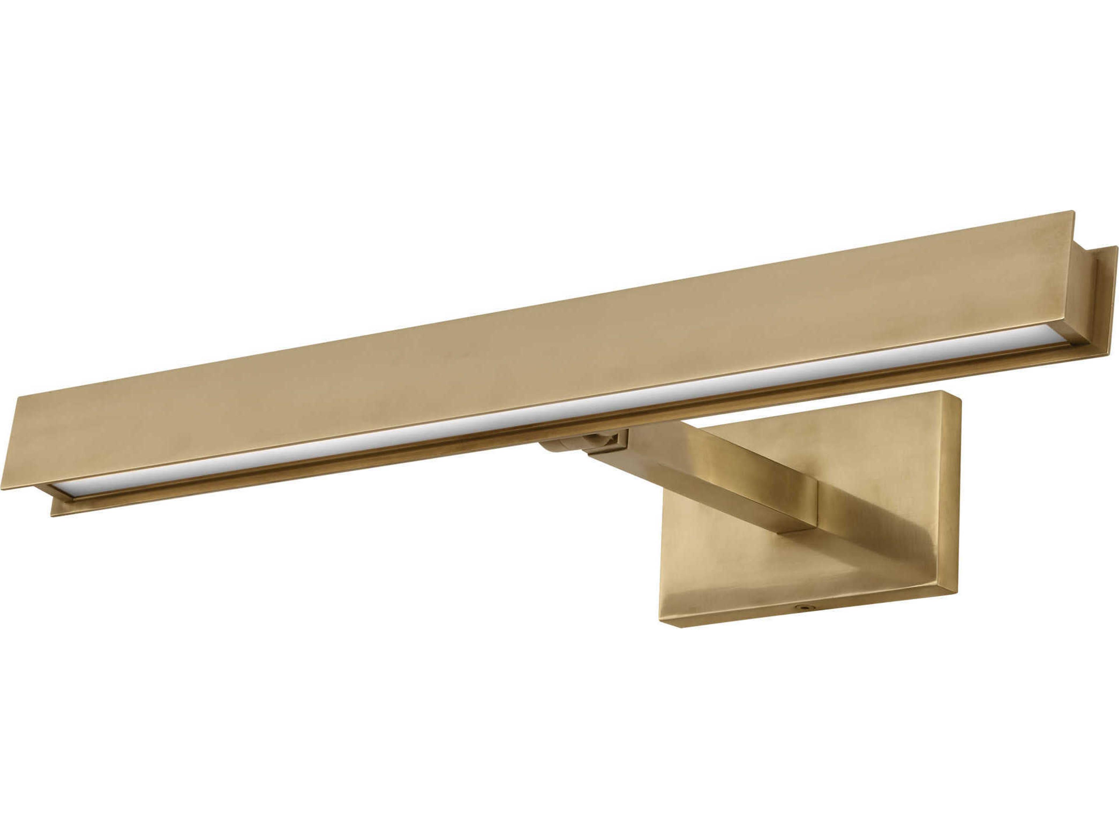 Visual Comfort Modern Bau 1-Light Natural Brass Picture Light