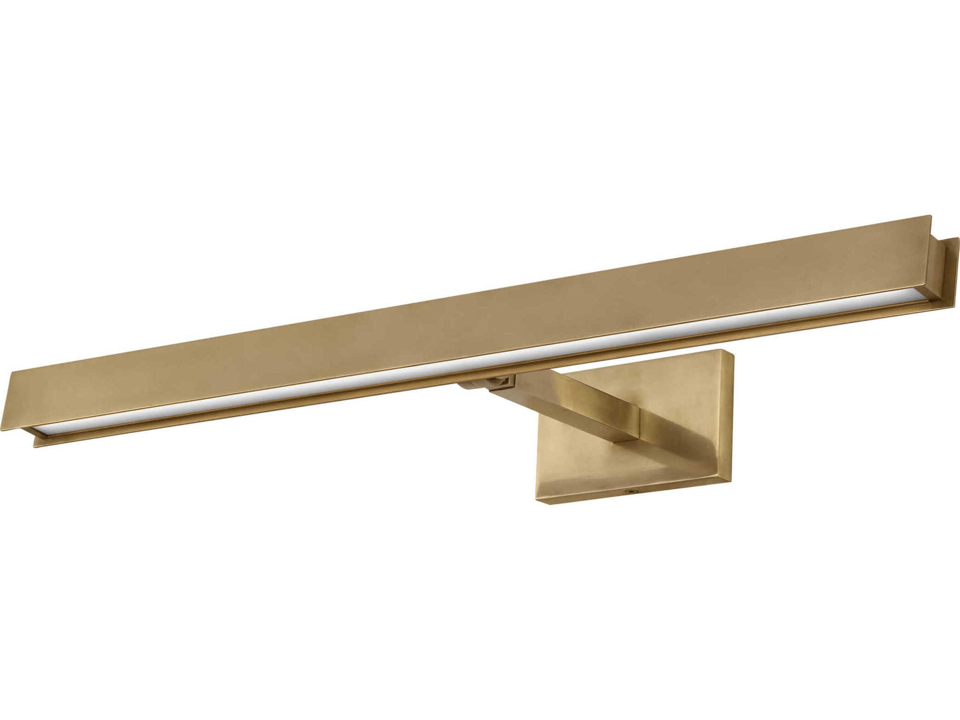 Visual Comfort Modern Bau 1-Light Natural Brass Picture Light