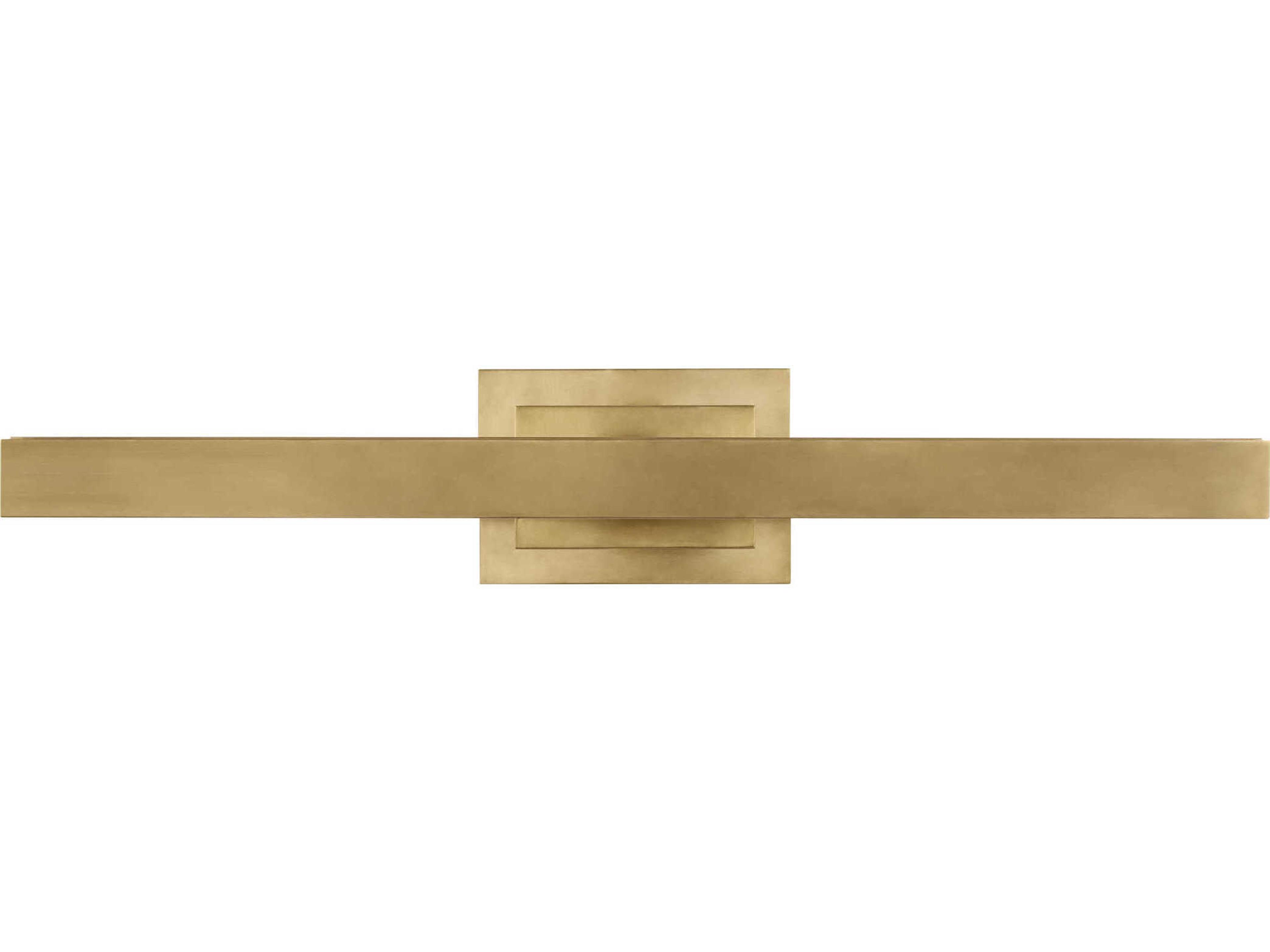 Visual Comfort Modern Bau 1-Light Natural Brass Picture Light
