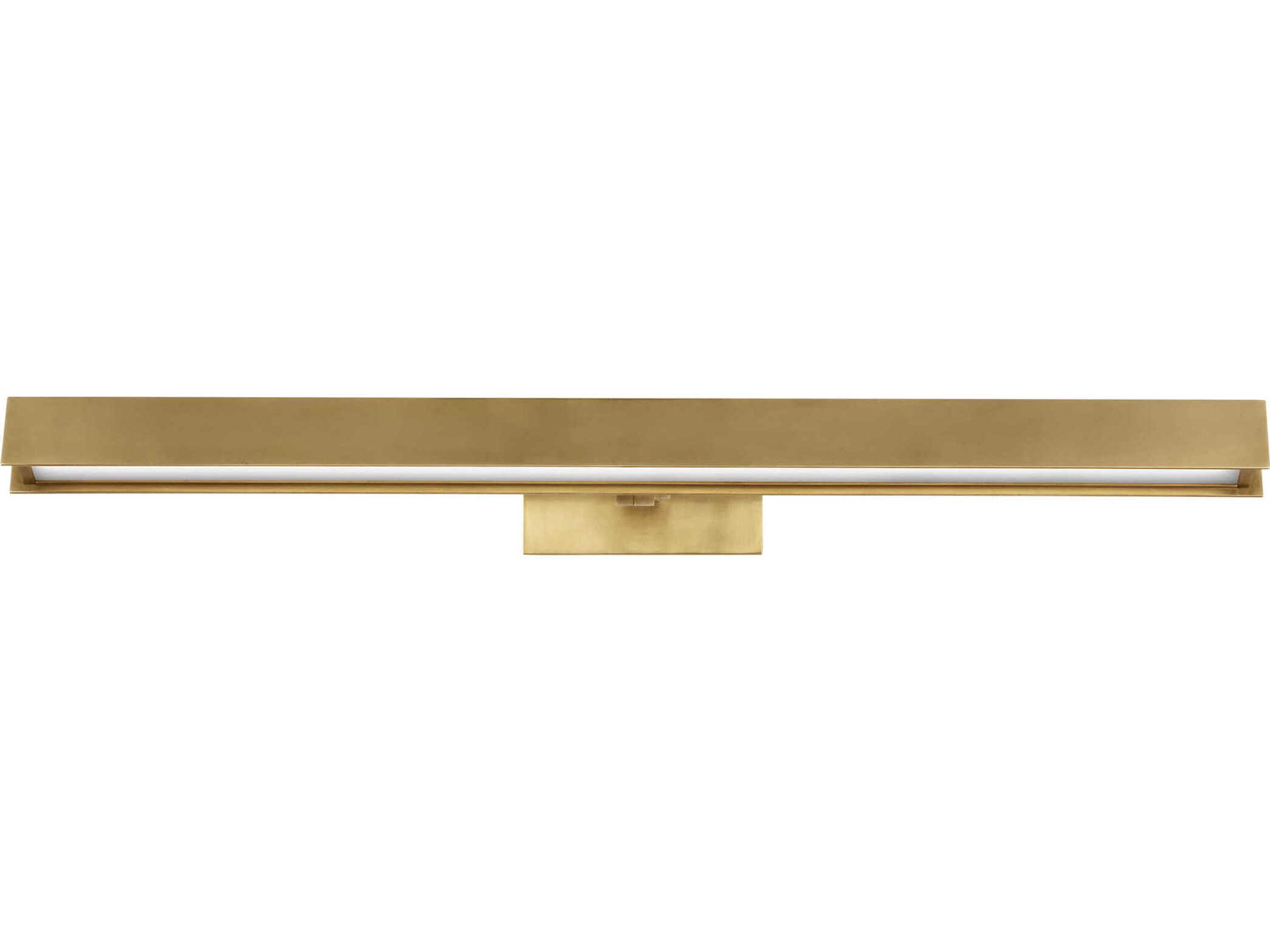 Visual Comfort Modern Bau 1-Light Natural Brass Picture Light