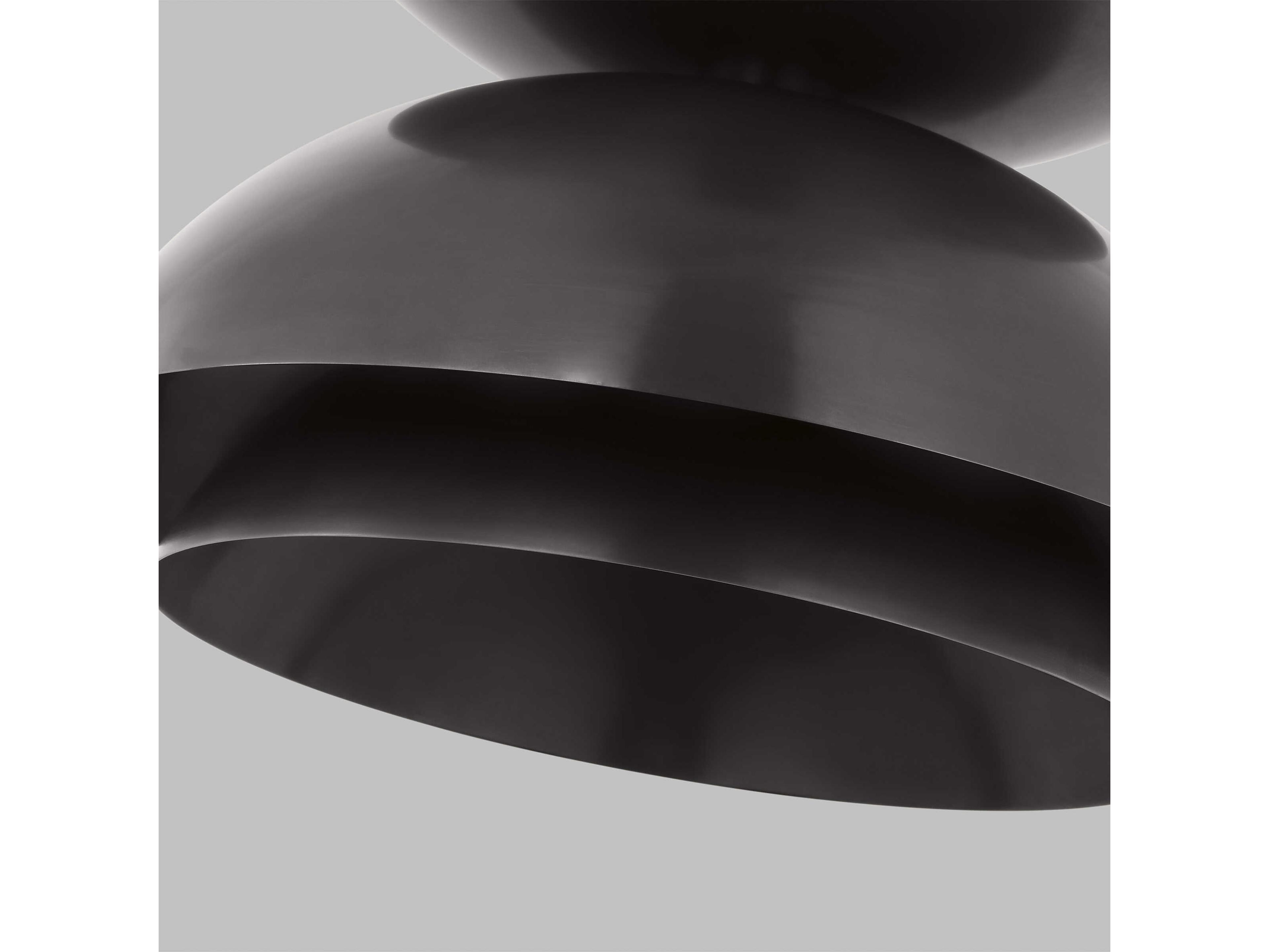 Visual Comfort Modern Shanti 2-Light Dark Bronze Dome Pendant