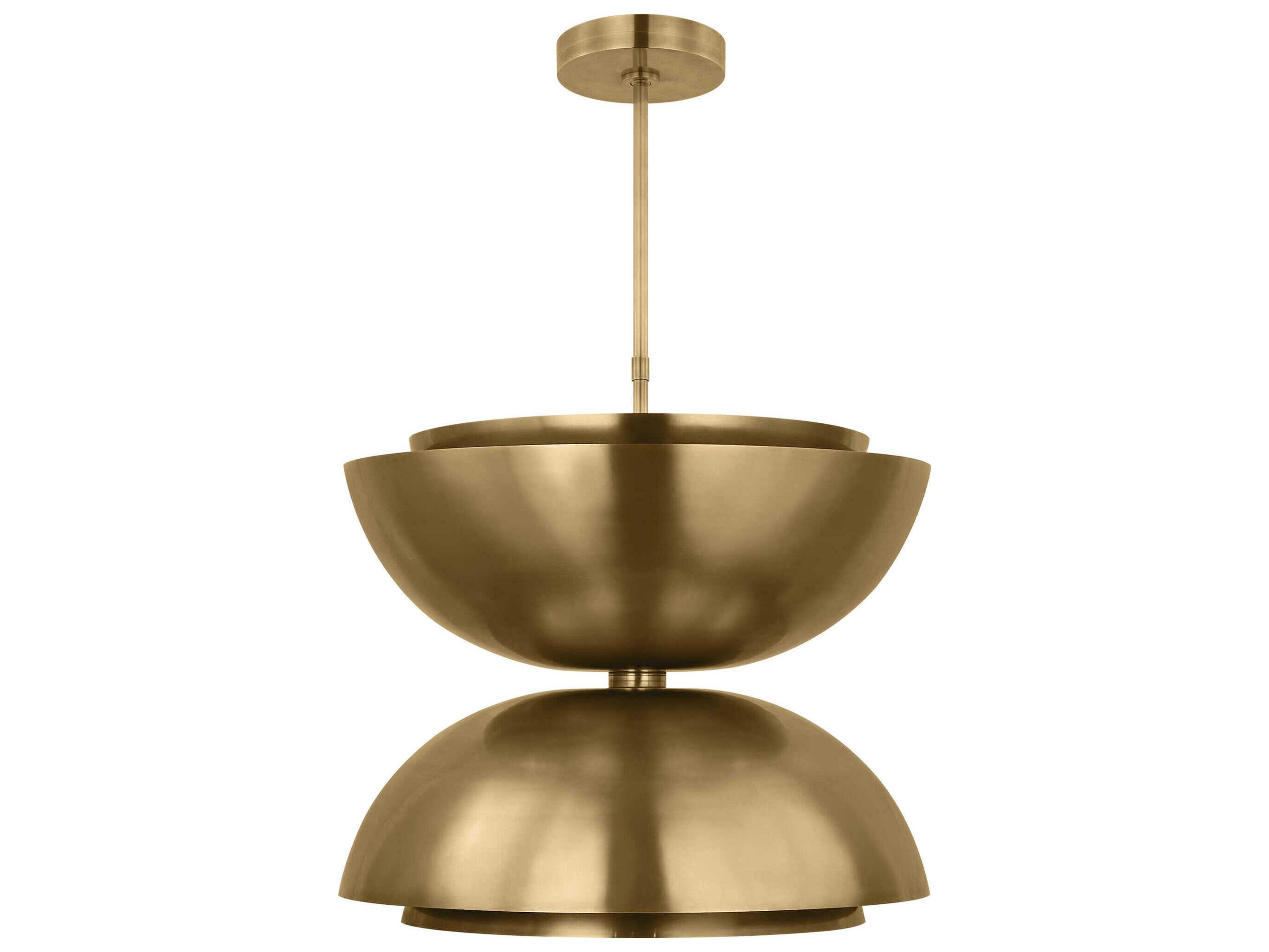 Shanti Extra Large LED Pendant Natural Brass