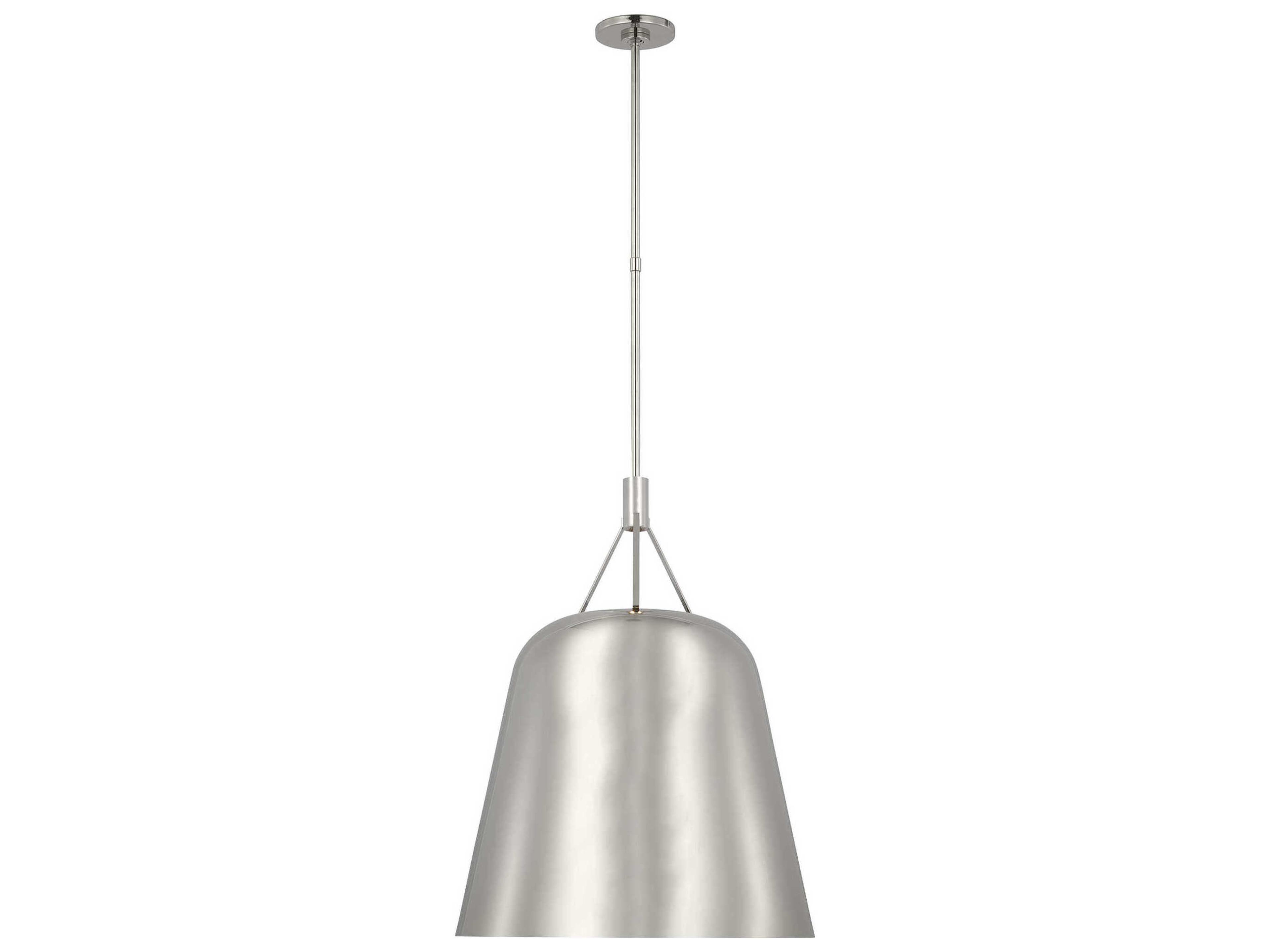 Sospeso 1-Light Polished Nickel Pendant