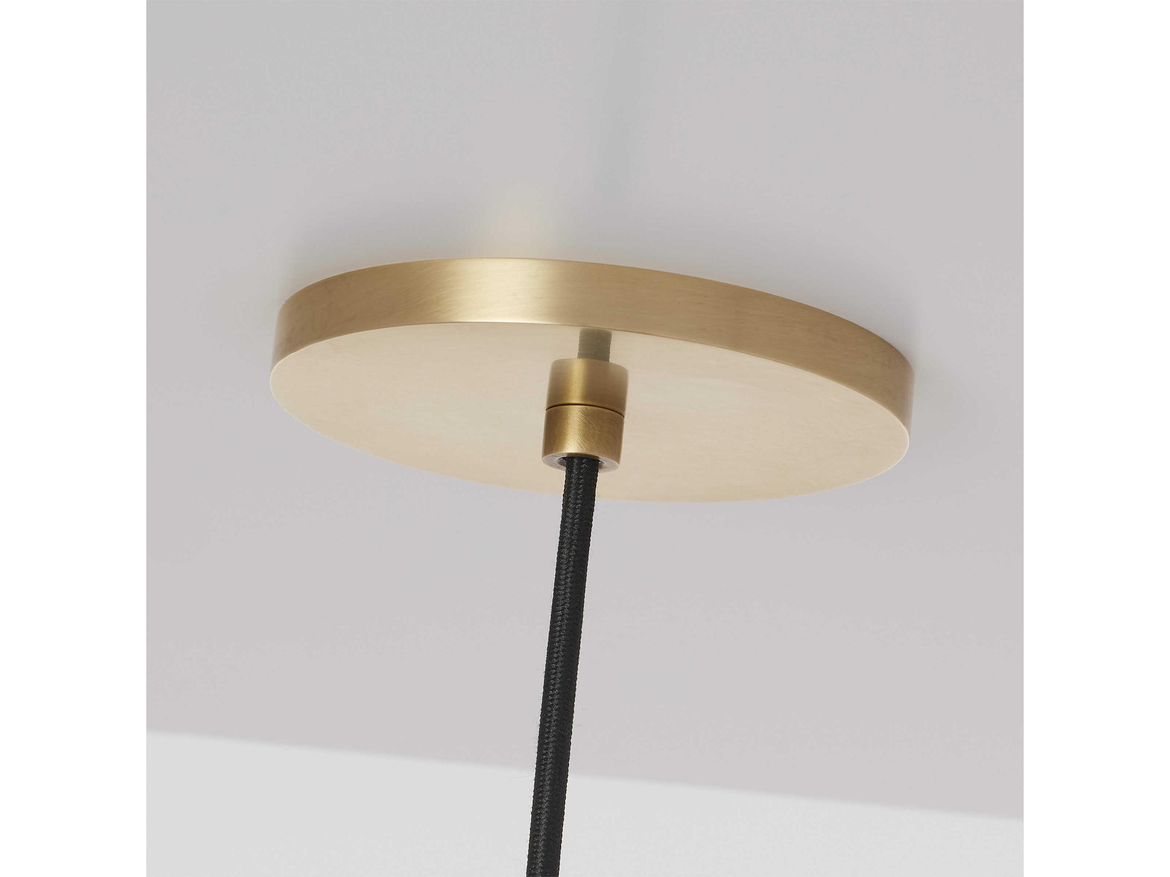 Visual Comfort Modern Alina 1-Light Natural Brass Mini Pendant