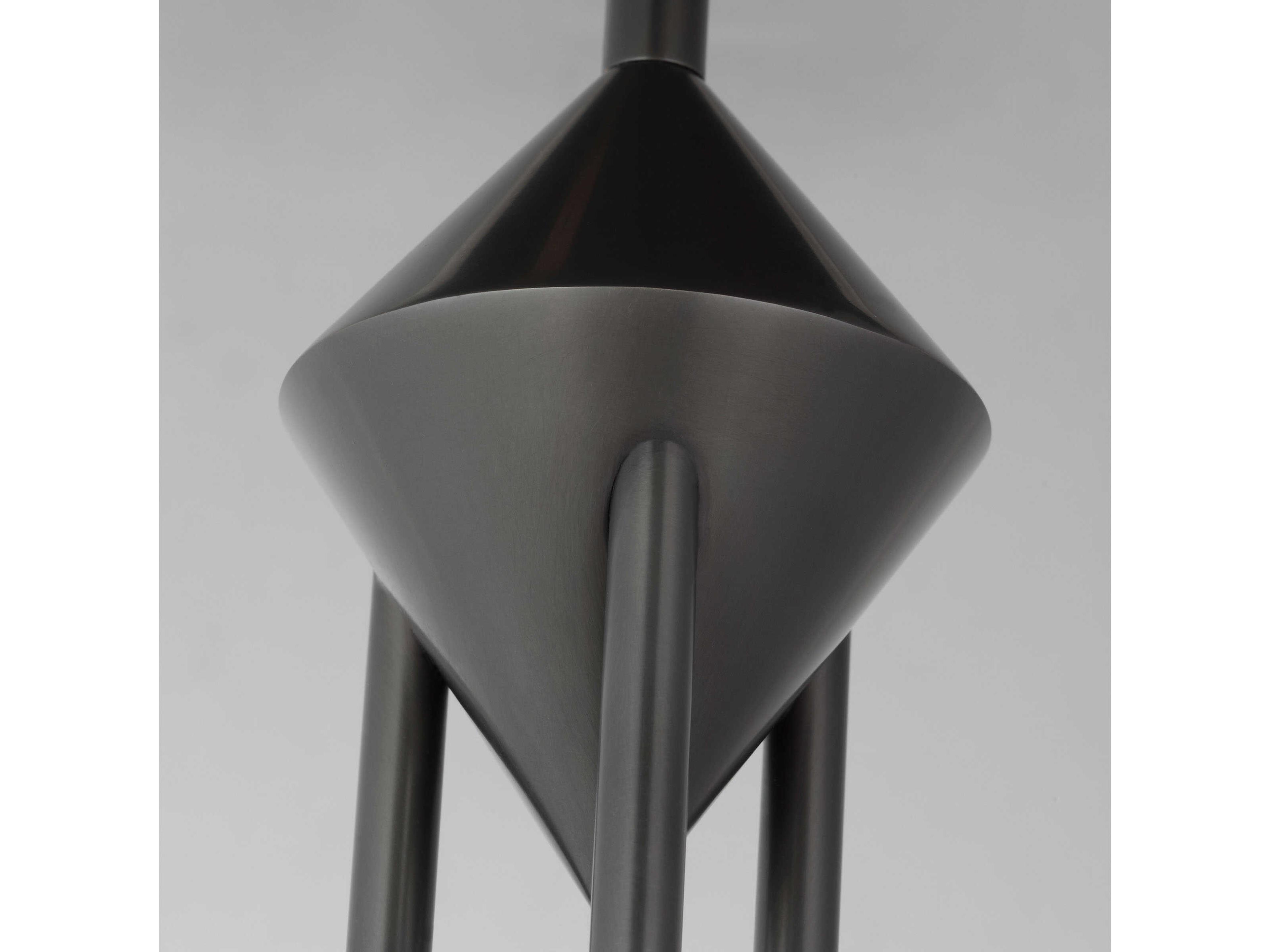 Visual Comfort Modern Cathedral 1-Light Dark Bronze Pendant