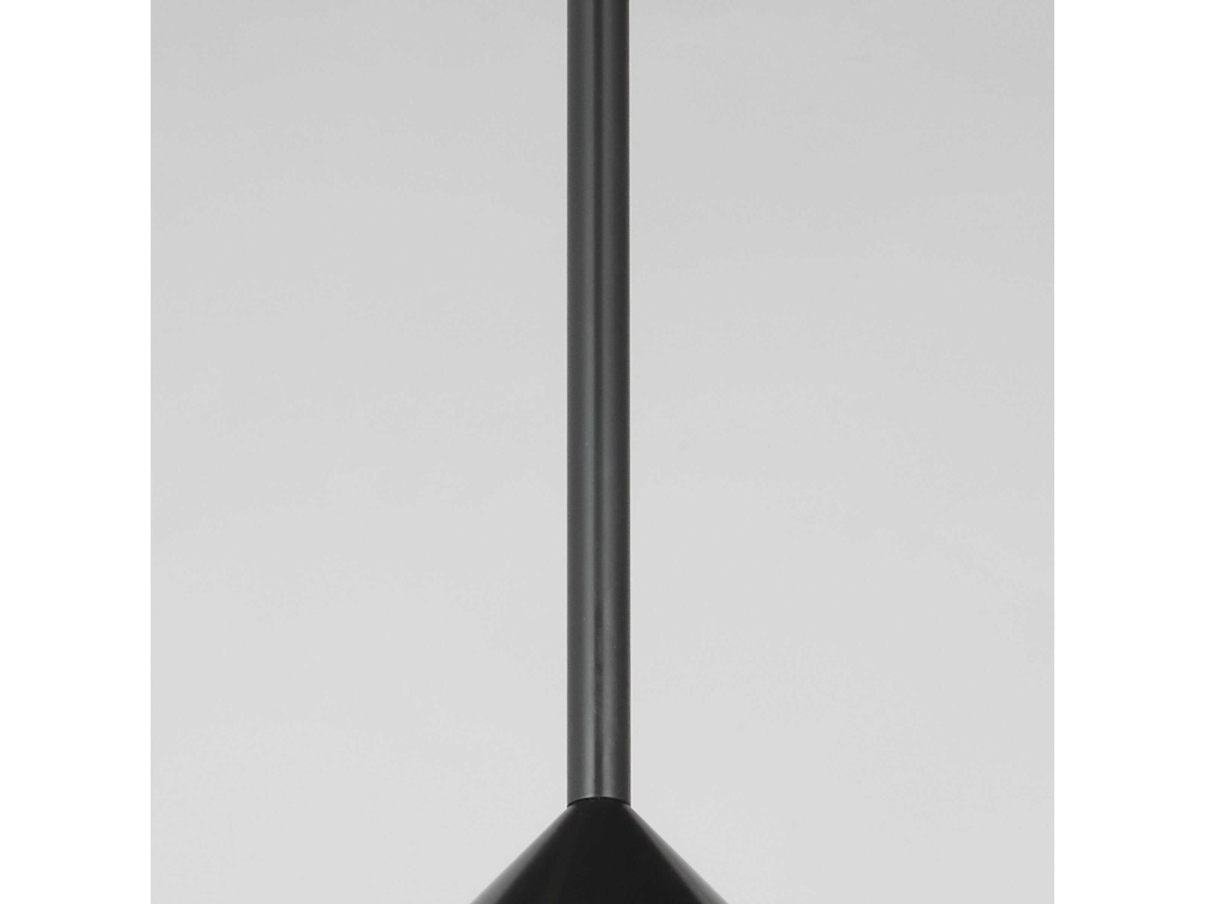 Visual Comfort Modern Cathedral 1-Light Dark Bronze Black Pendant