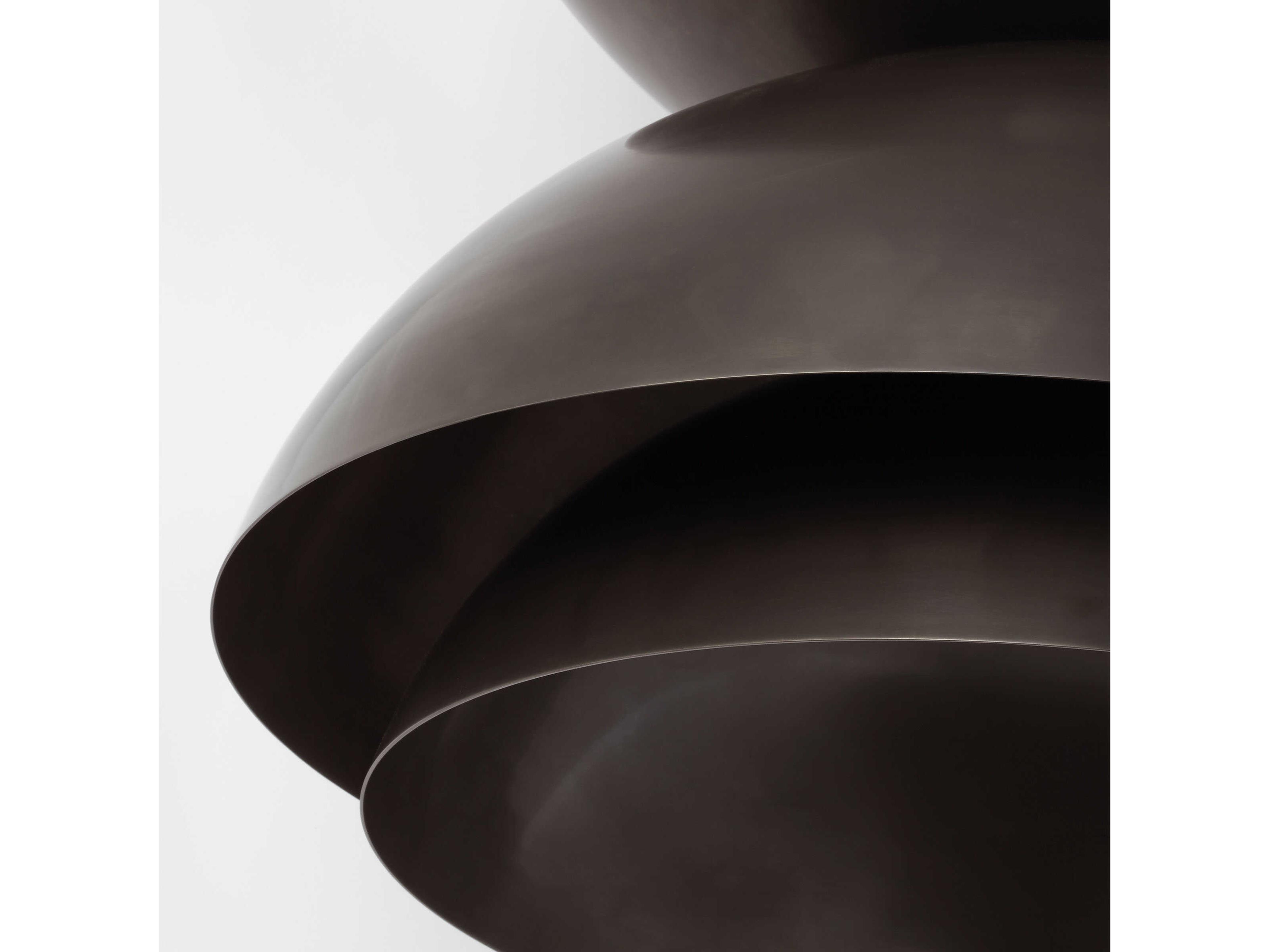 Visual Comfort Modern Shanti 2-Light Dark Bronze Dome Pendant