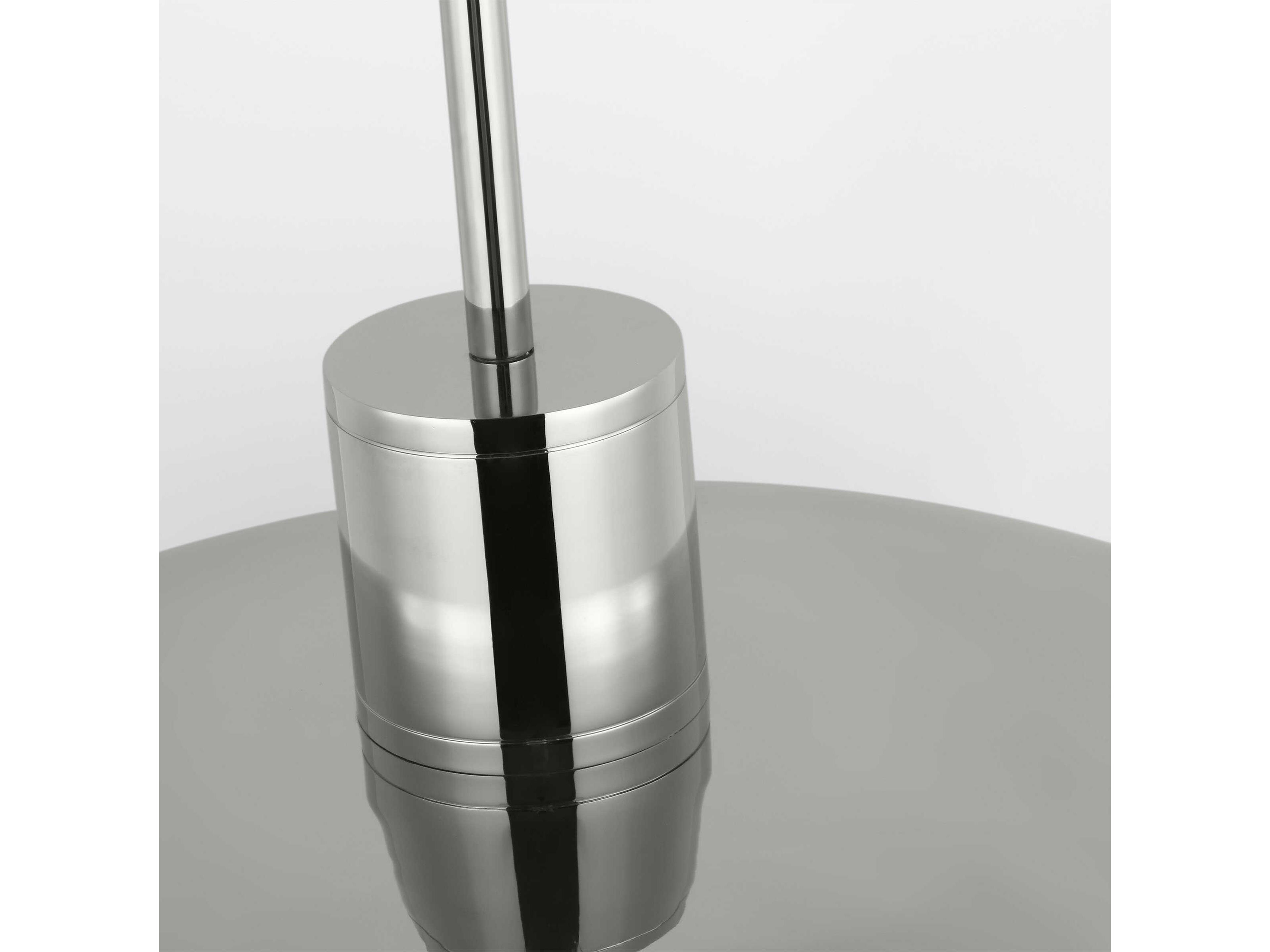 Visual Comfort Modern Shanti 2-Light Polished Nickel Dome Pendant