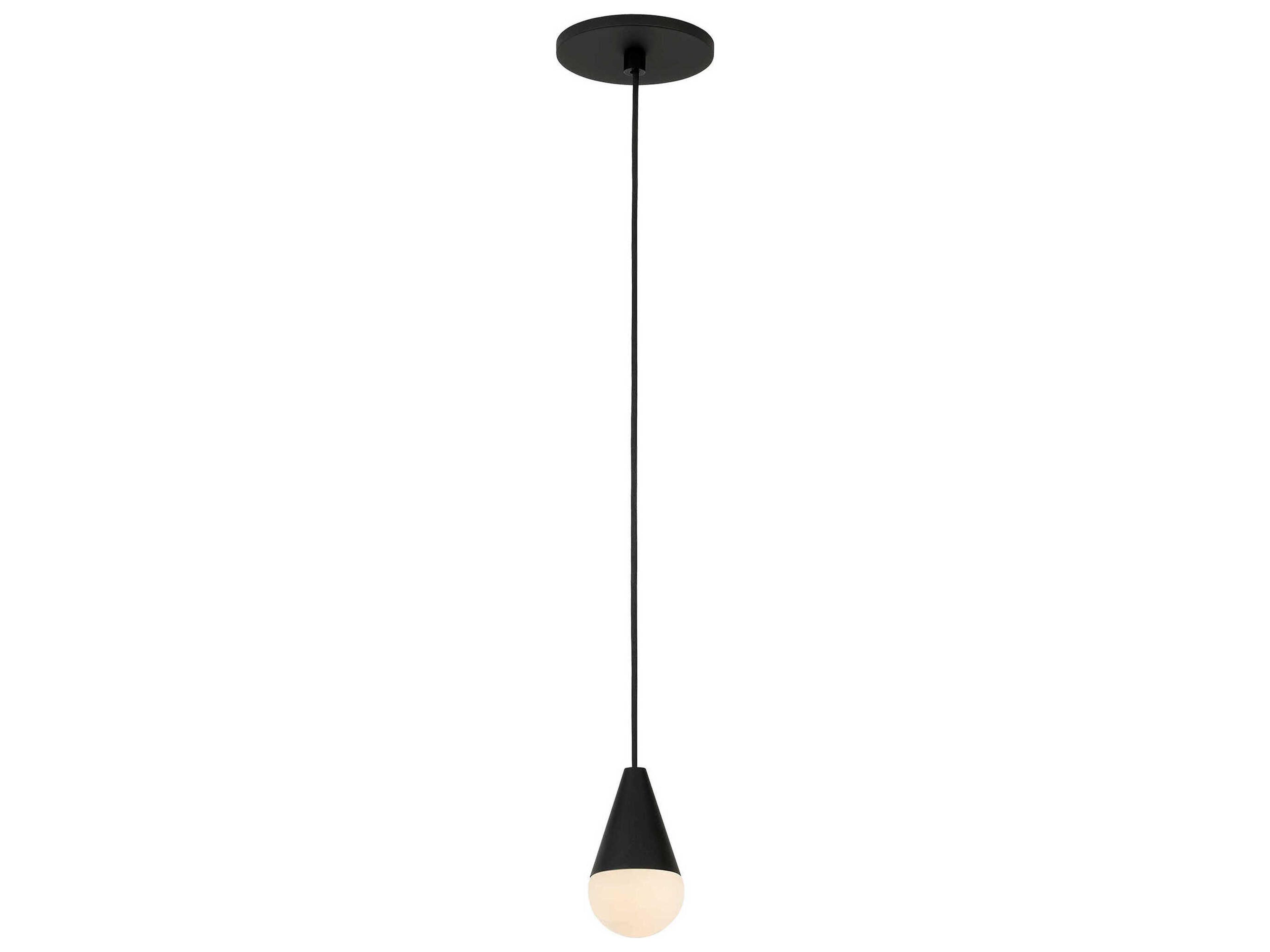 Cupola 1-Light Nightshade Black Mini Pendant