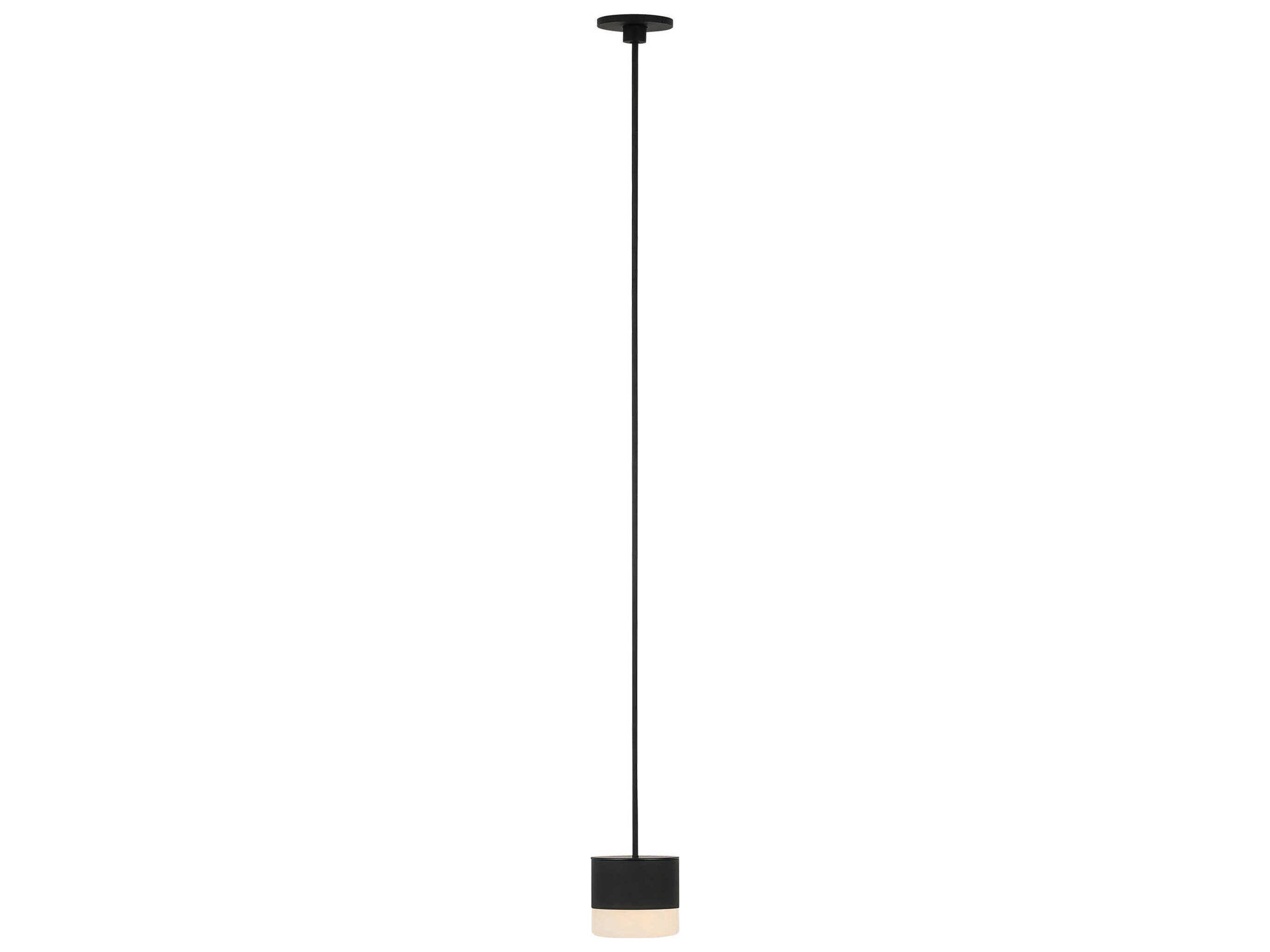 Gable 1-Light Nightshade Black Mini Pendant