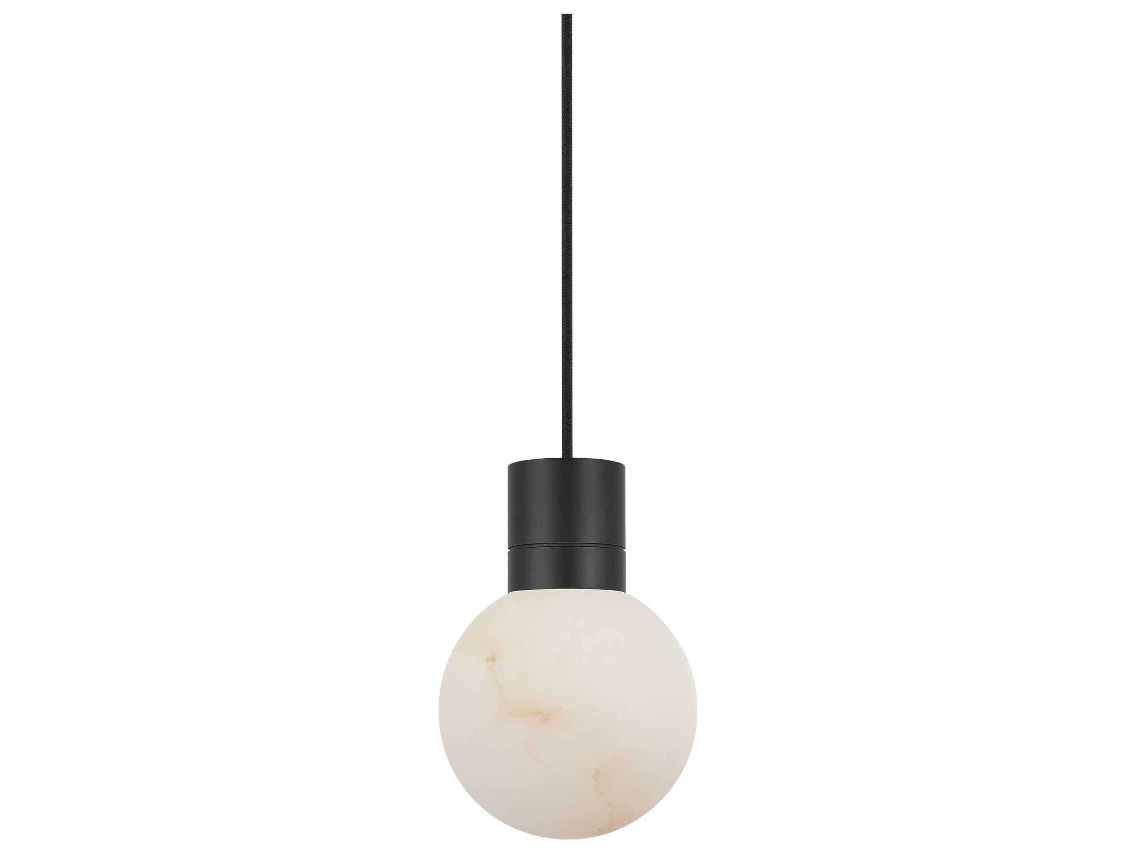 Mina 1-Light Black LED Globe Mini Pendant