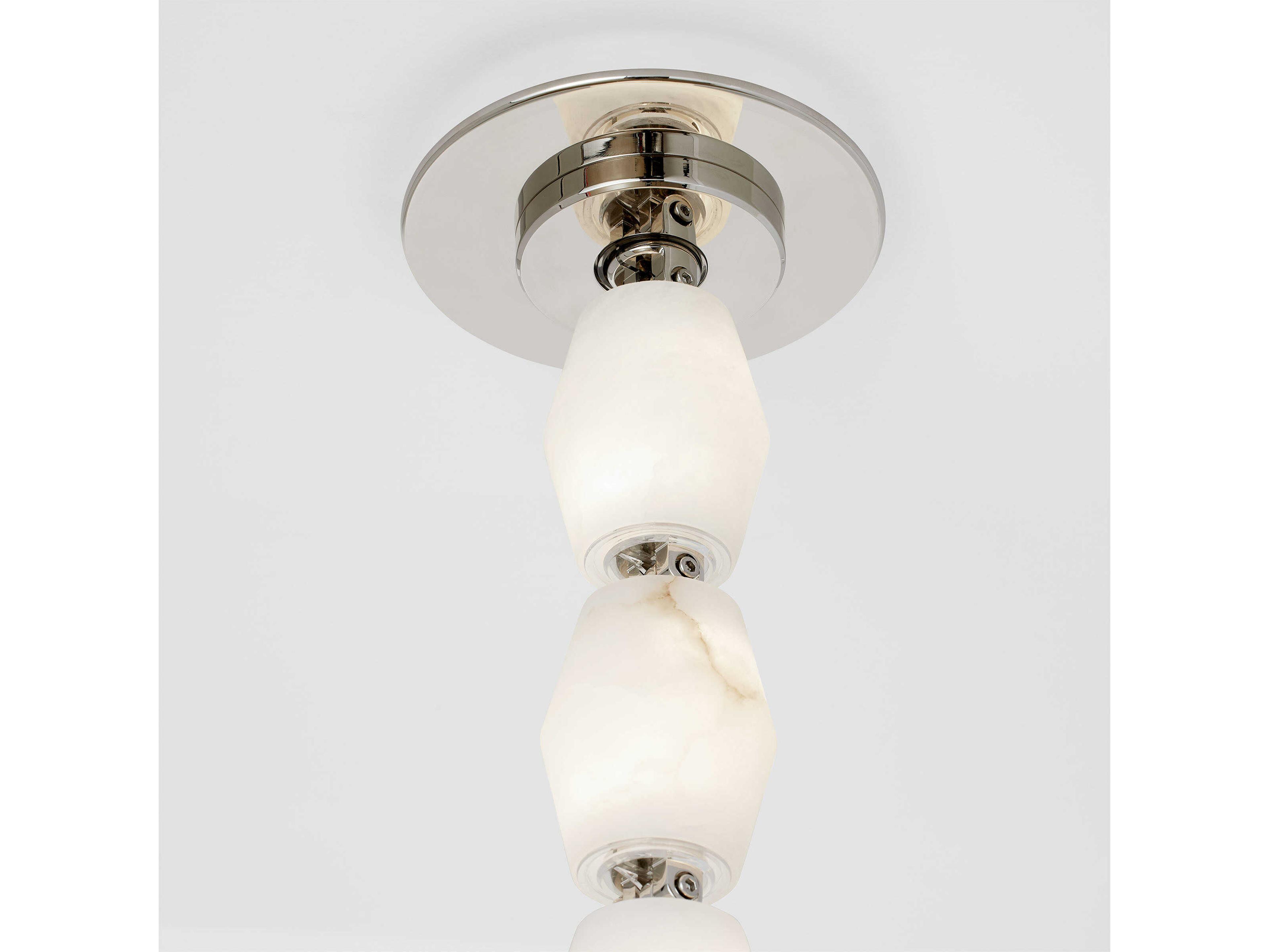 Visual Comfort Modern Collier 1-Light Polished Nickel Linear Mini Pendant